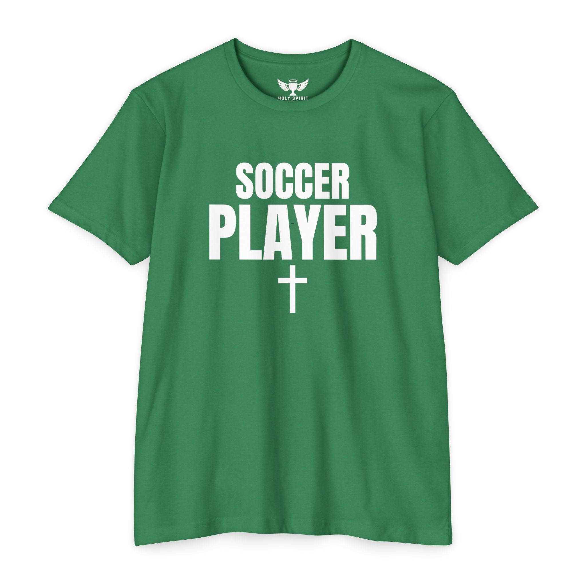 Soccer Player T-Shirt — Custom Name & Number Sports Tee