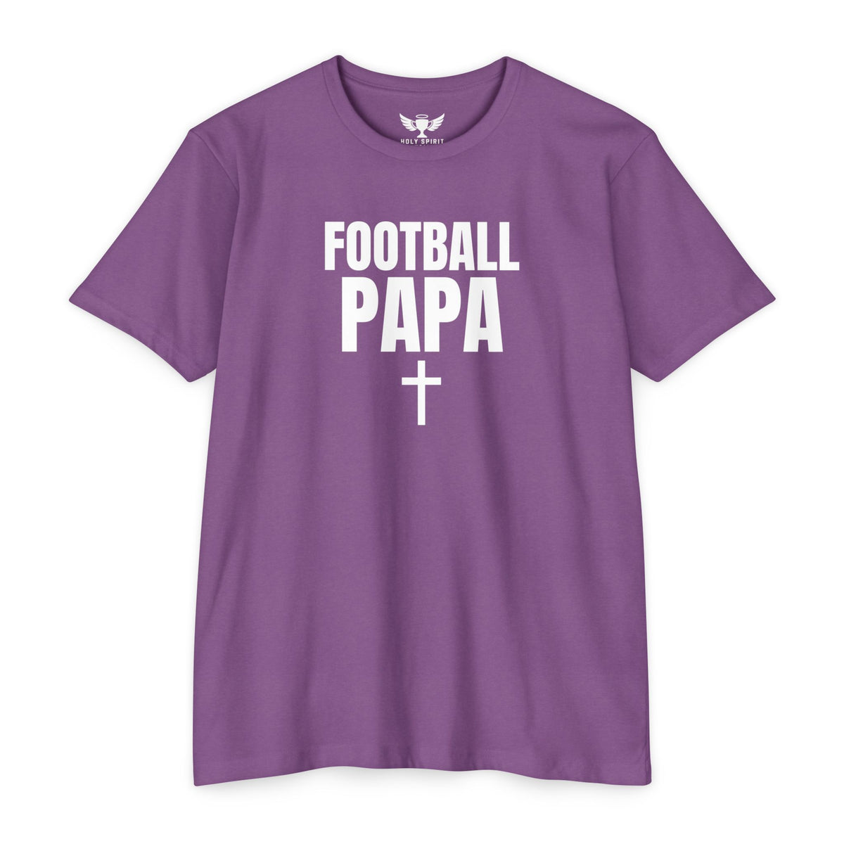 Football Papa T-Shirt — Personalized Back Name & Number Jersey