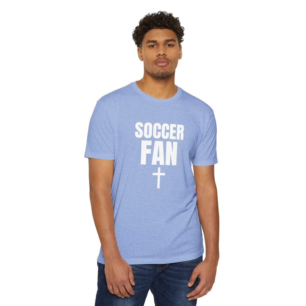 Soccer Fan T-Shirt — Custom Name & Number Jersey Tee