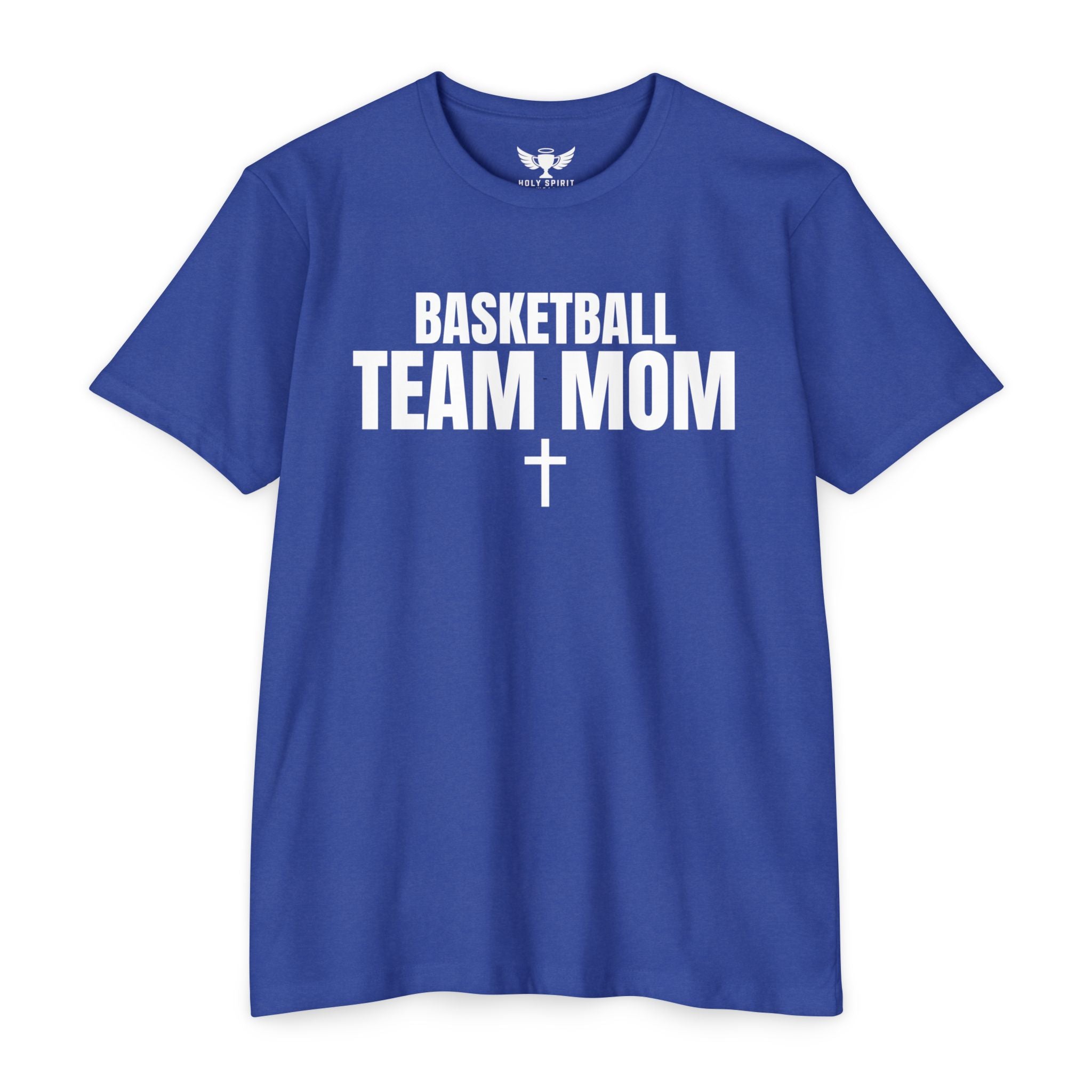 Basketball Team Mom T-Shirt — Custom Back Name & Number