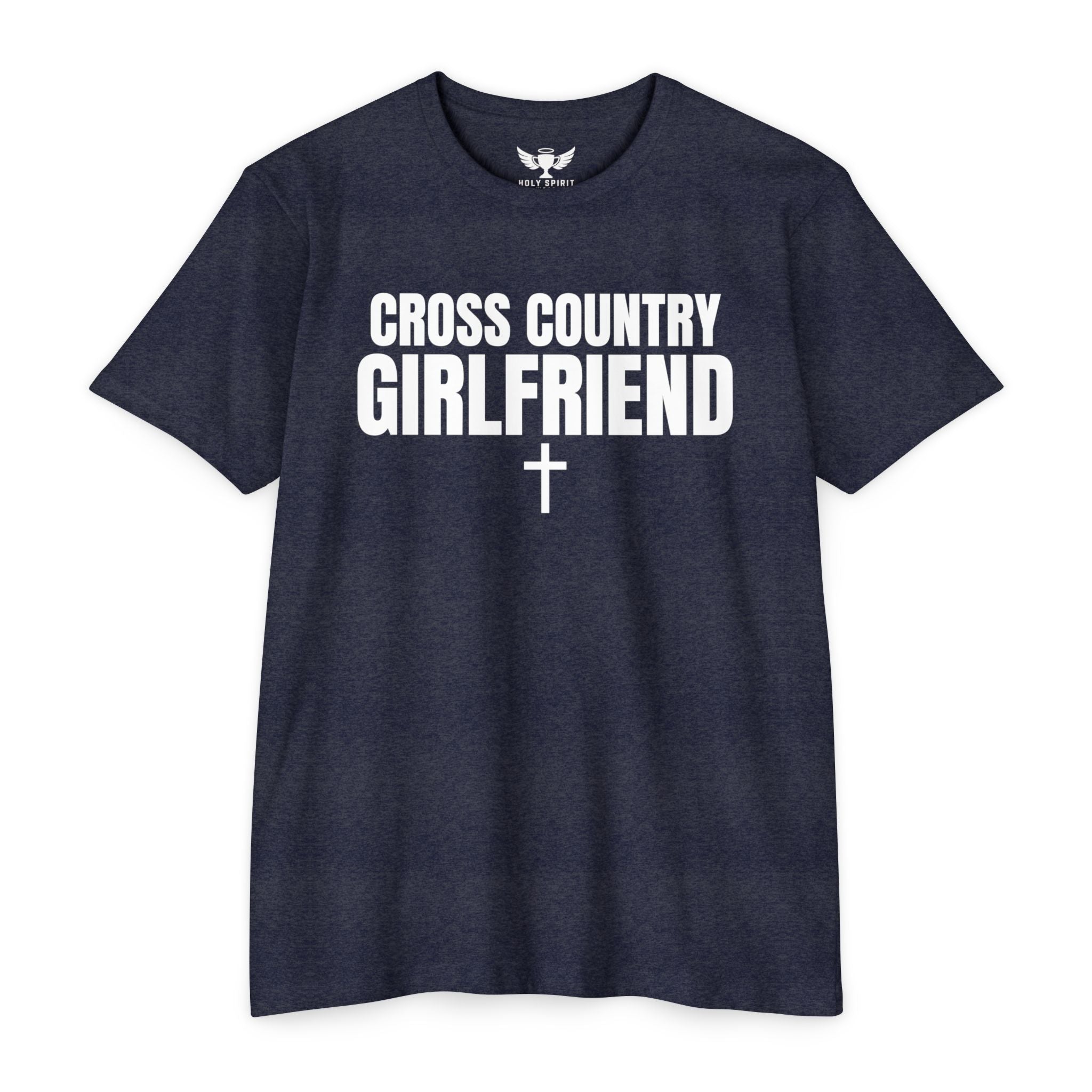Cross Country Girlfriend T-Shirt — Custom Name & Number Sports Tee