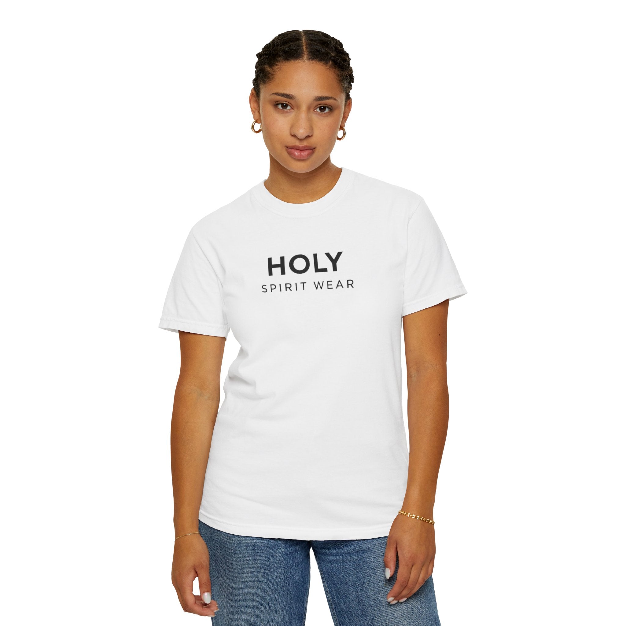 Psalm 144:1 Text Logo - Unisex Casual T-Shirt
