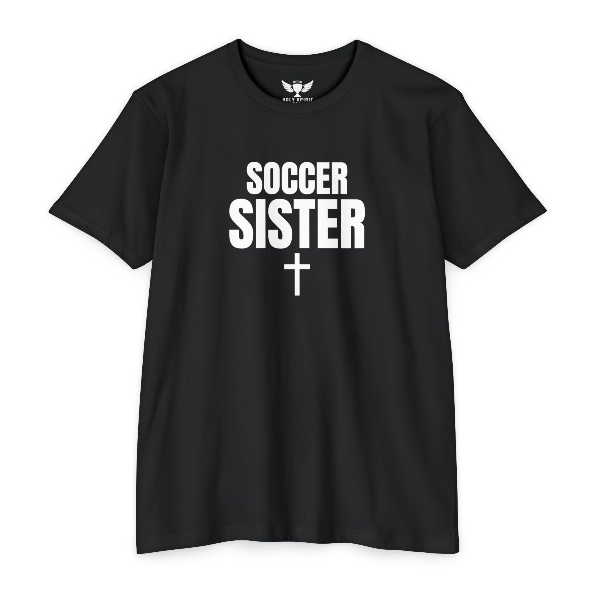 Soccer Sister T-Shirt — Personalized Name & Number Soccer Tee