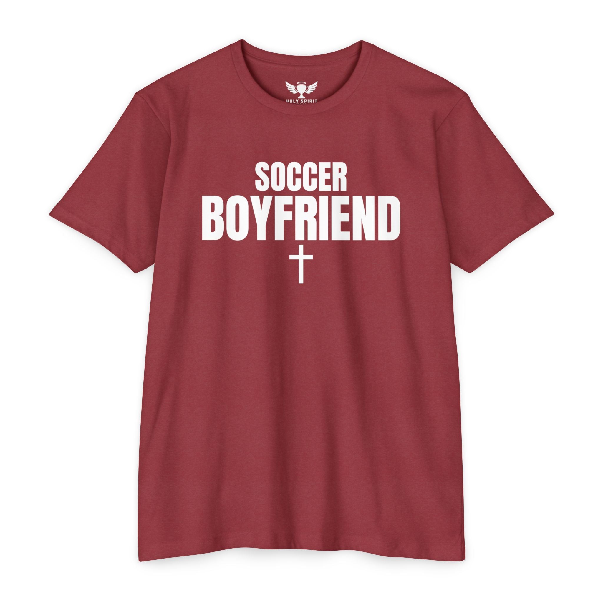 Soccer Boyfriend Jersey T-Shirt — Custom Name & Number Sports Tee
