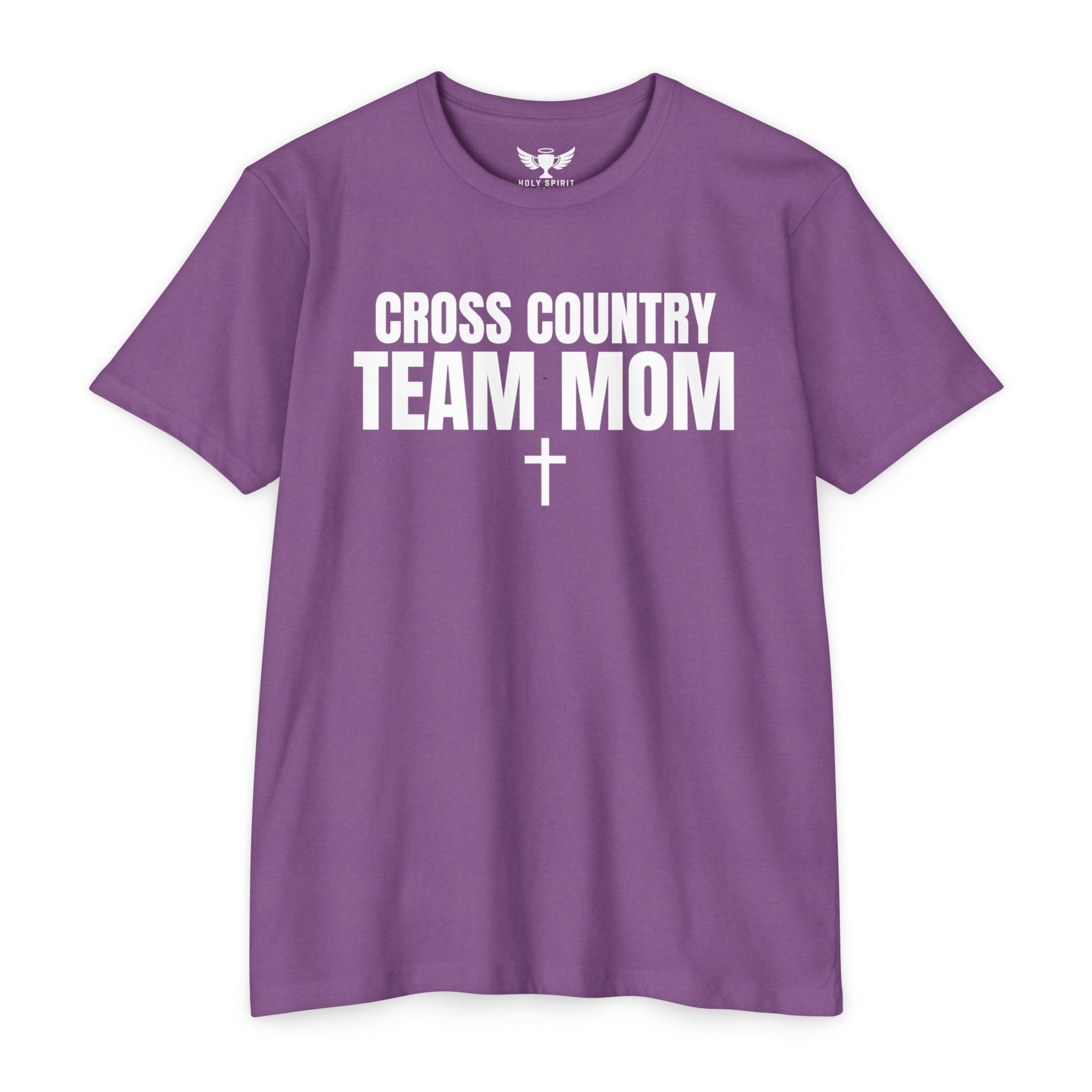 Cross Country Team Mom T-Shirt — Custom Name & Number Sports Tee