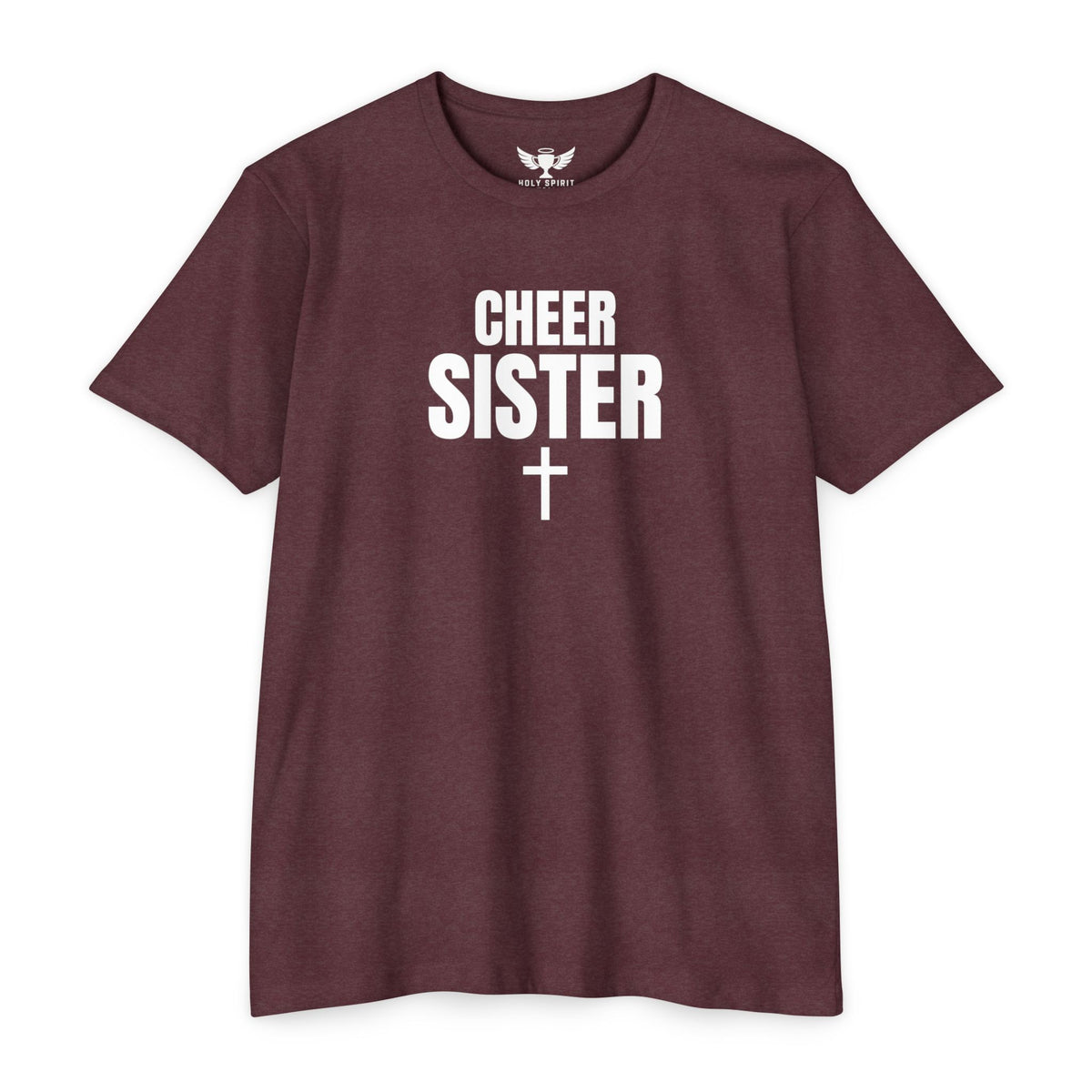Cheer Sister T-Shirt — Personalized Back Name and Number