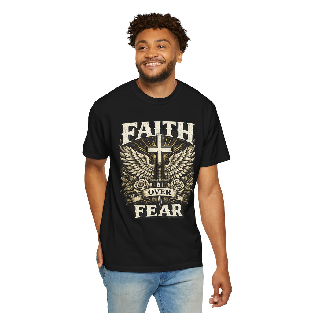 Faith Over Fear T‑Shirt — Bold Christian Street Wear Tee
