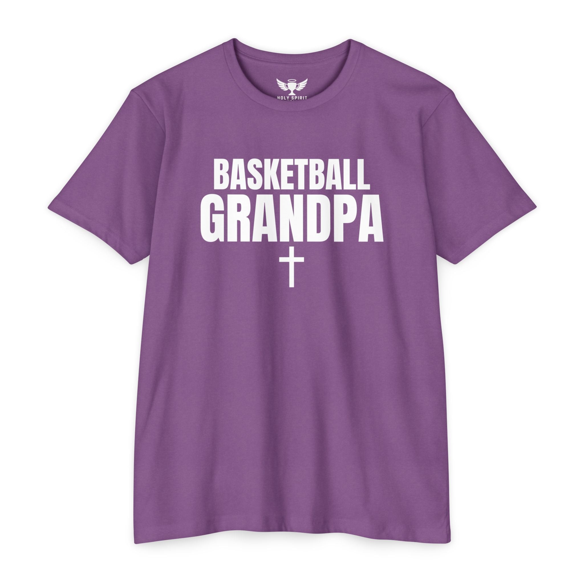 Basketball Grandpa T-Shirt — Custom Back Name & Number
