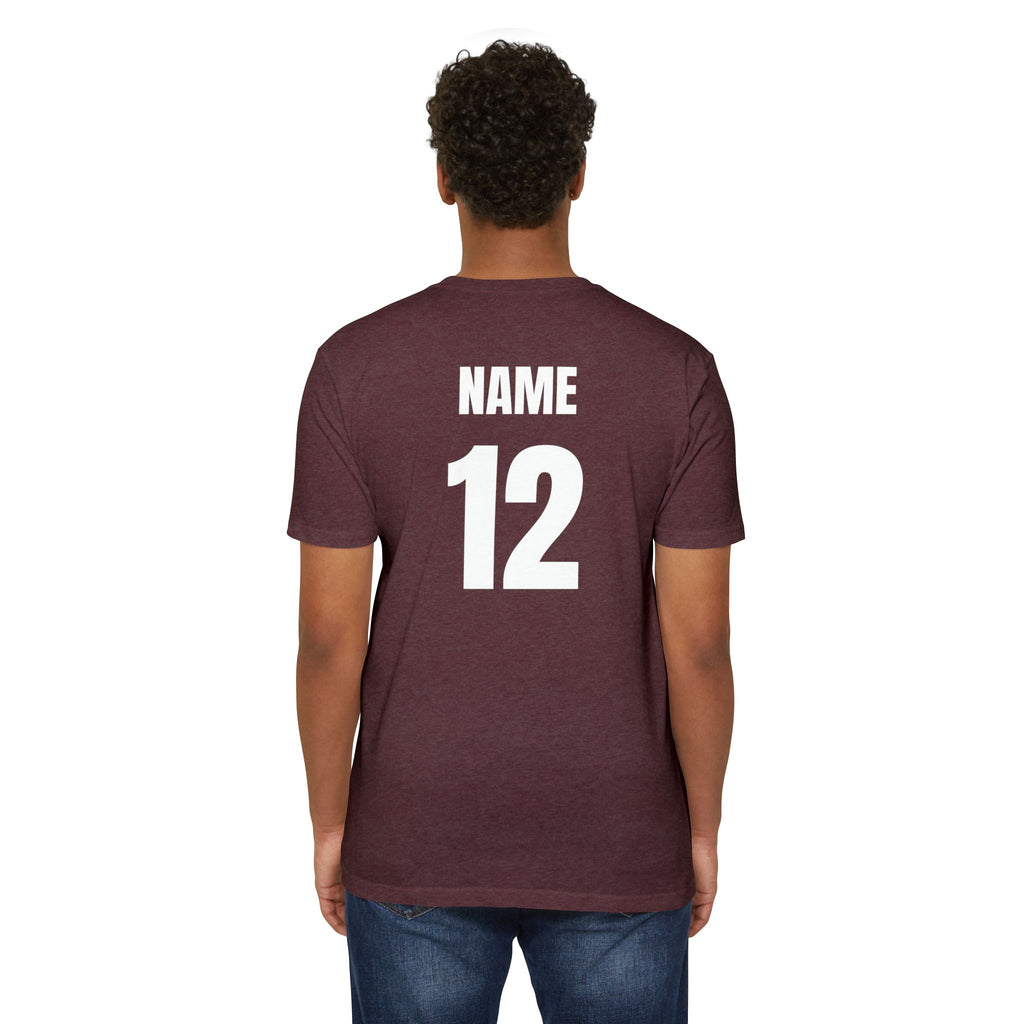 Baseball Grandma T-Shirt — Custom Back Name & Number