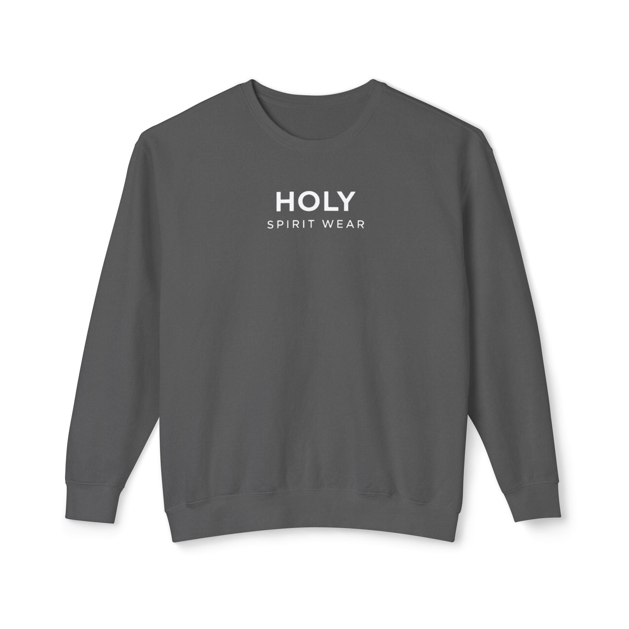 Psalm 144:1 Text Logo Crewneck Sweatshirt