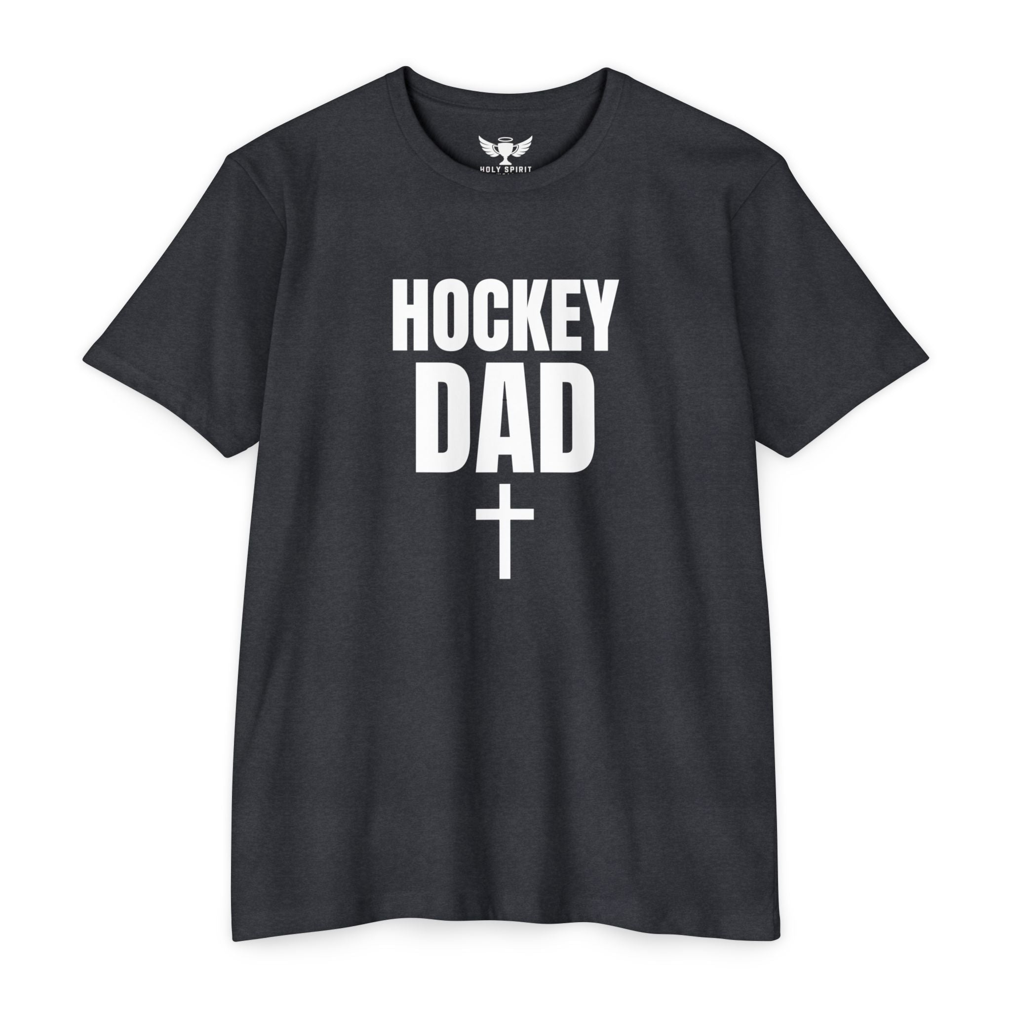 Hockey Dad T-Shirt — Custom Name & Number Sports Tee