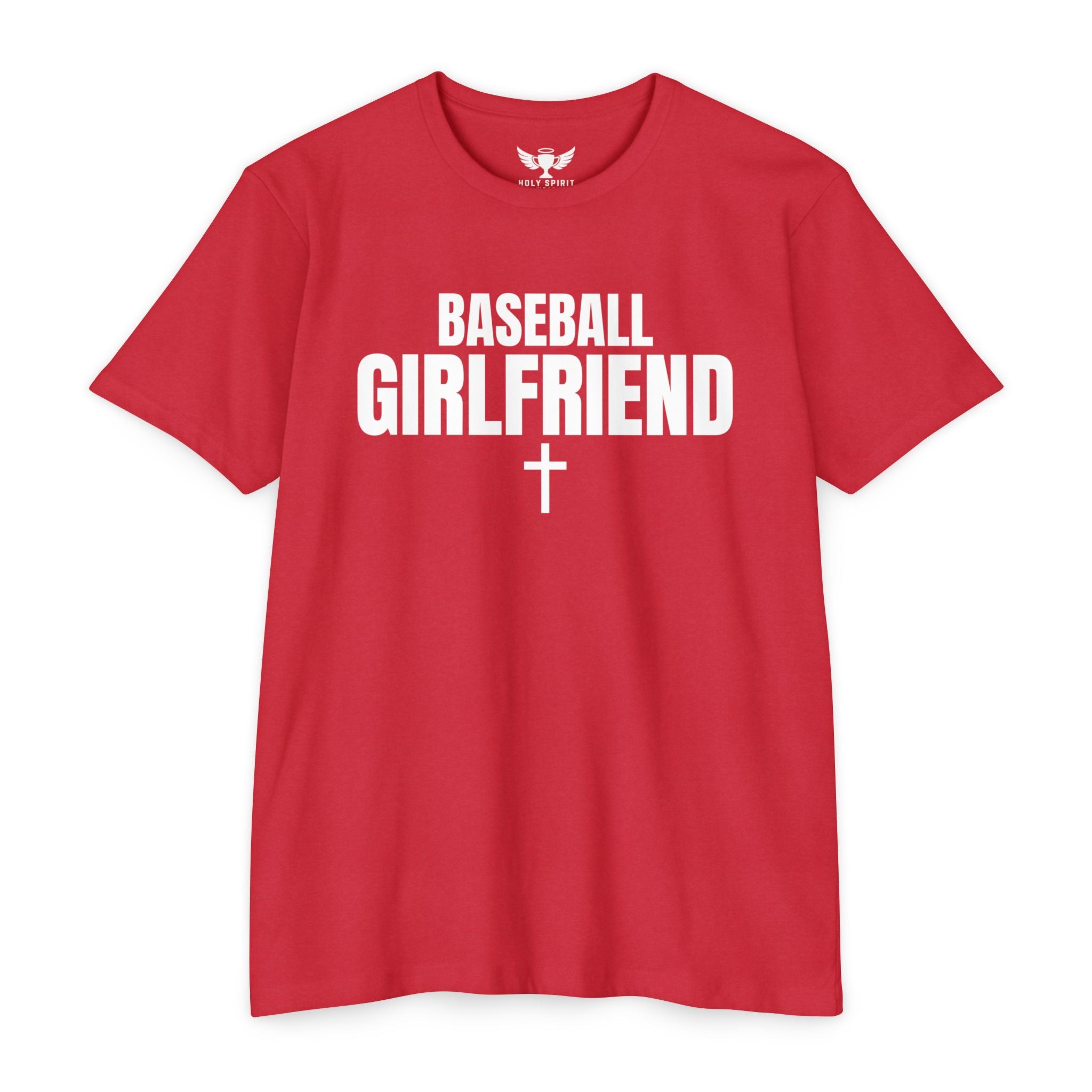 Baseball Girlfriend T-Shirt — Personalized Back Name & Number Tee