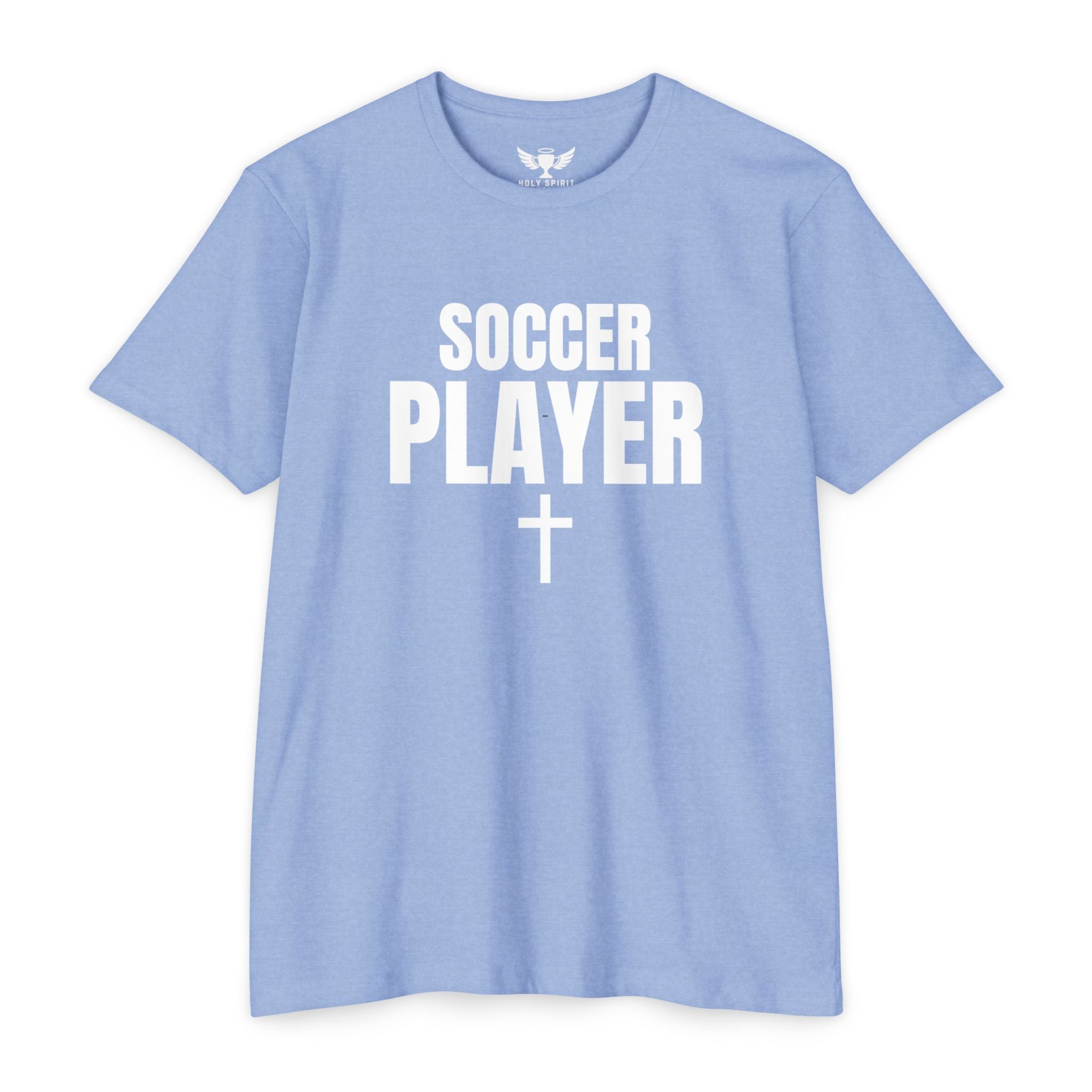 Soccer Player T-Shirt — Custom Name & Number Sports Tee