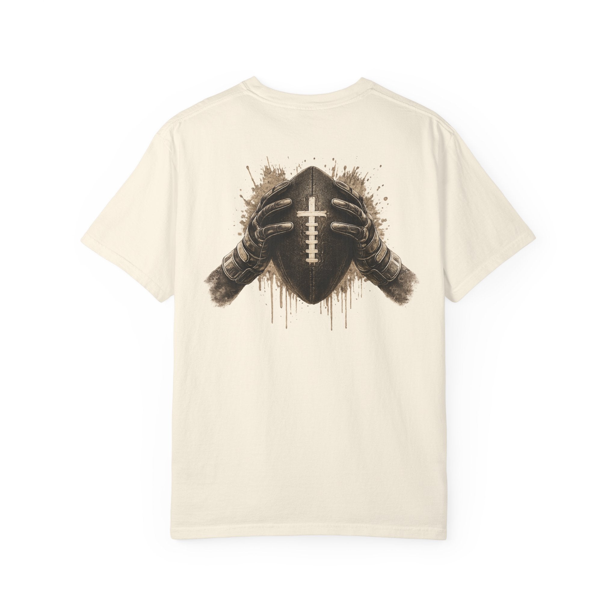 All Glory To God - Football Tee — Faith-Based Athletic T-Shirt