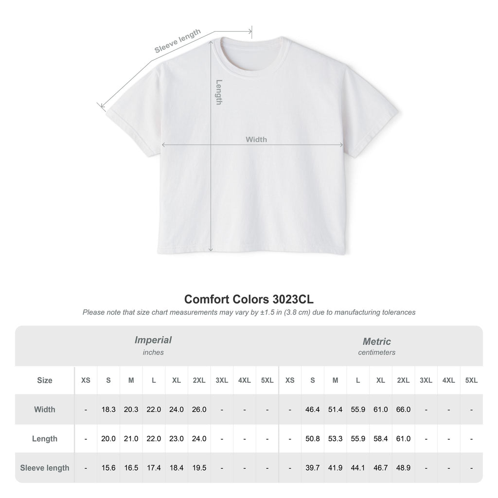 Psalm 144:1 Women's Boxy Tee/Text Logo