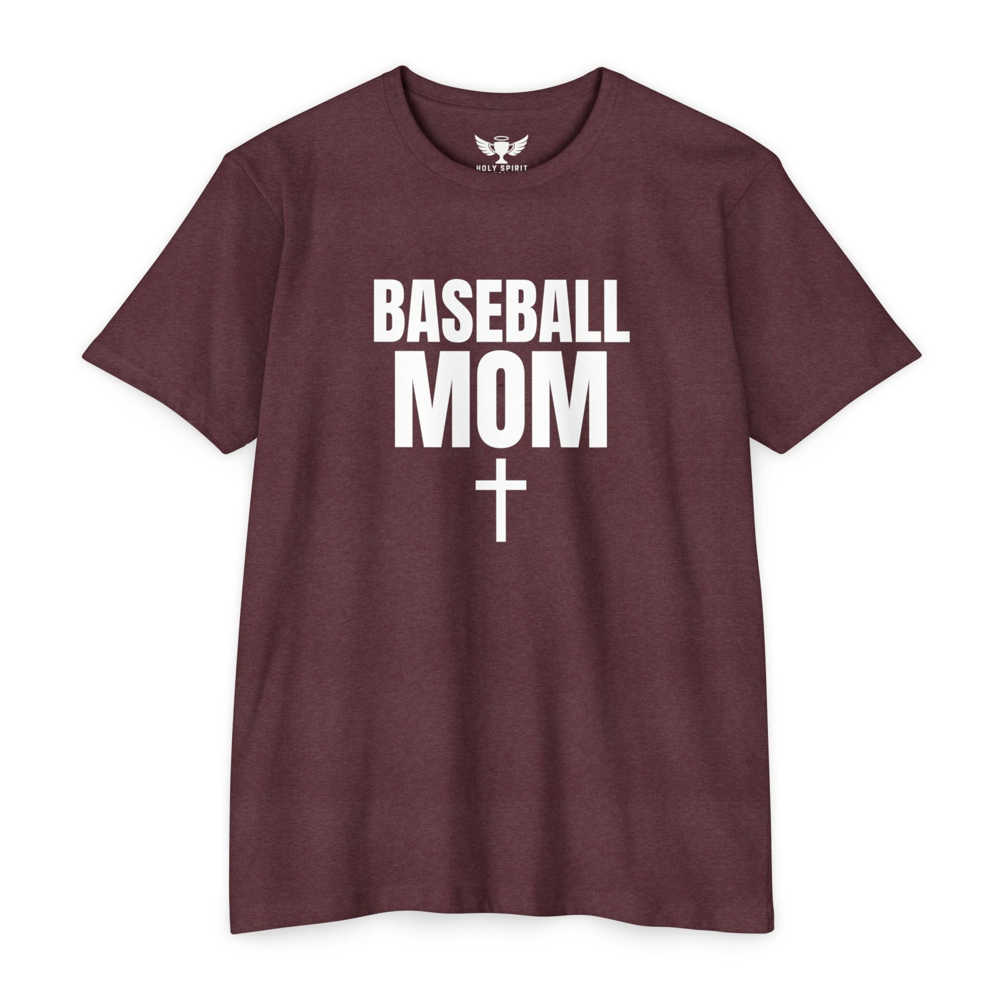 Baseball Mom T-Shirt - Custom Back Name & Number