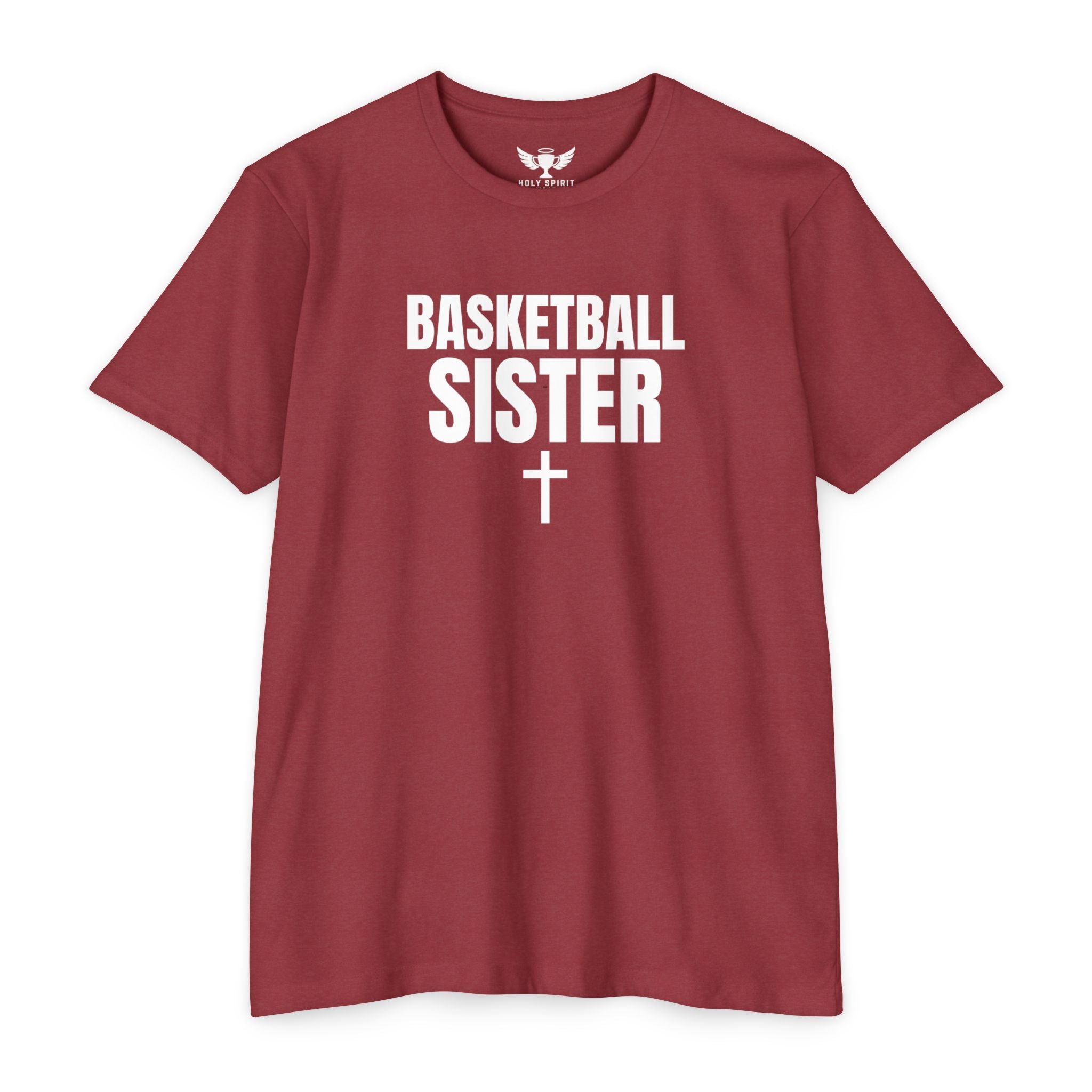 Basketball Sister T-Shirt — Custom Back Name & Number