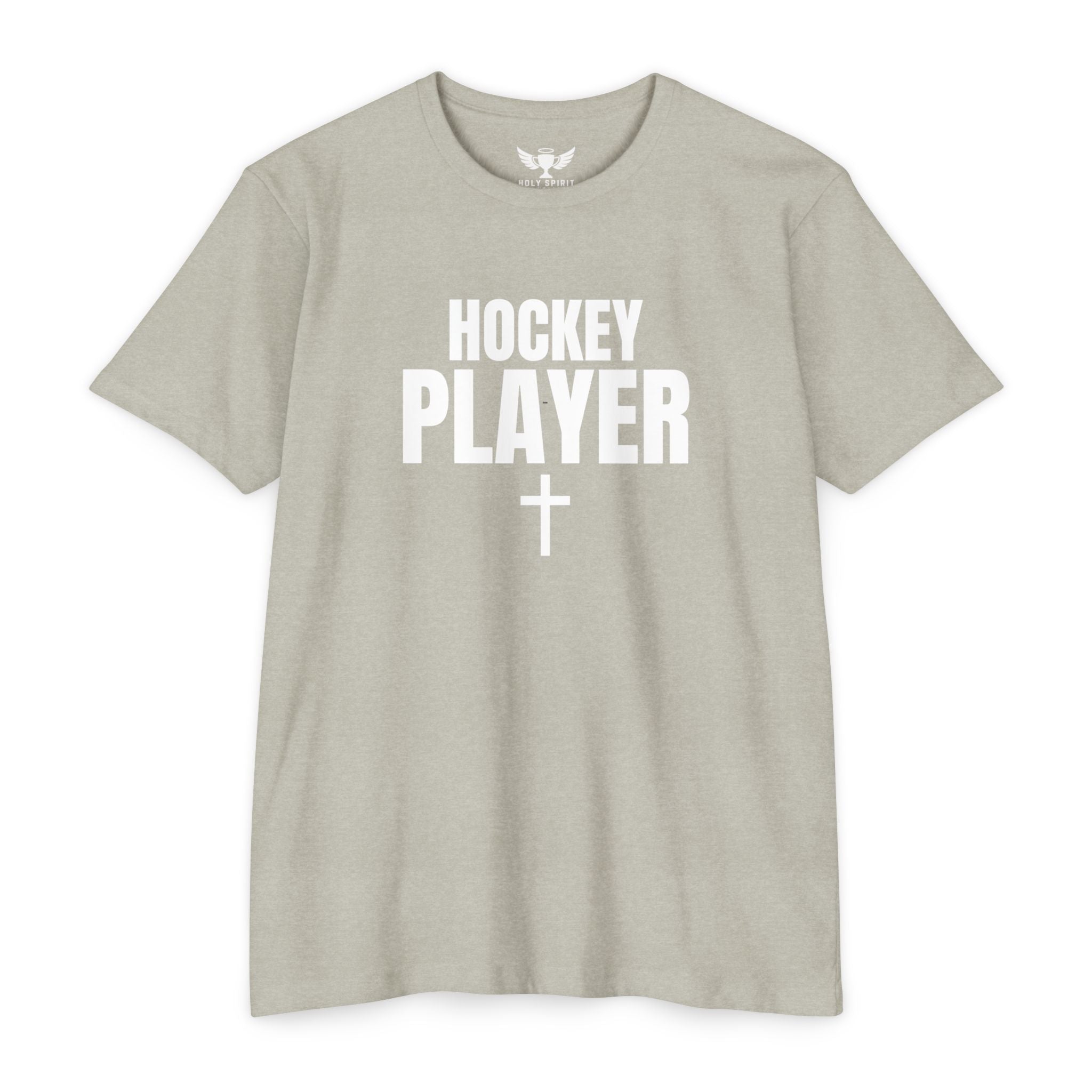 Hockey Player T-Shirt — Custom Name & Number Sports Tee