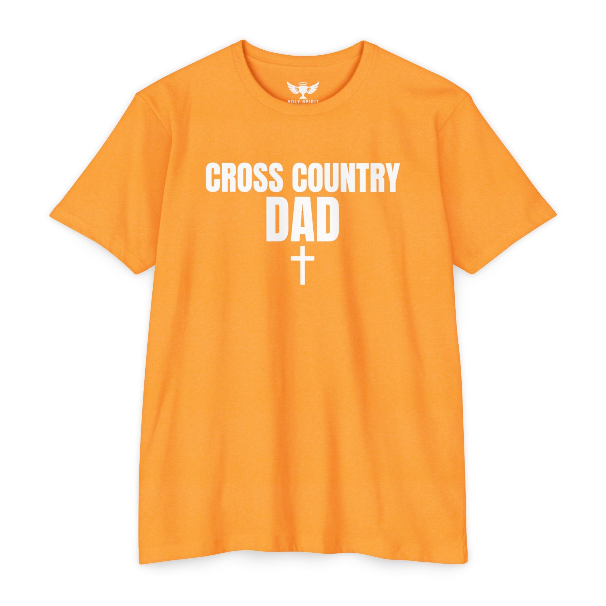 Cross Country Dad T-Shirt — Custom Name & Number Sports Tee