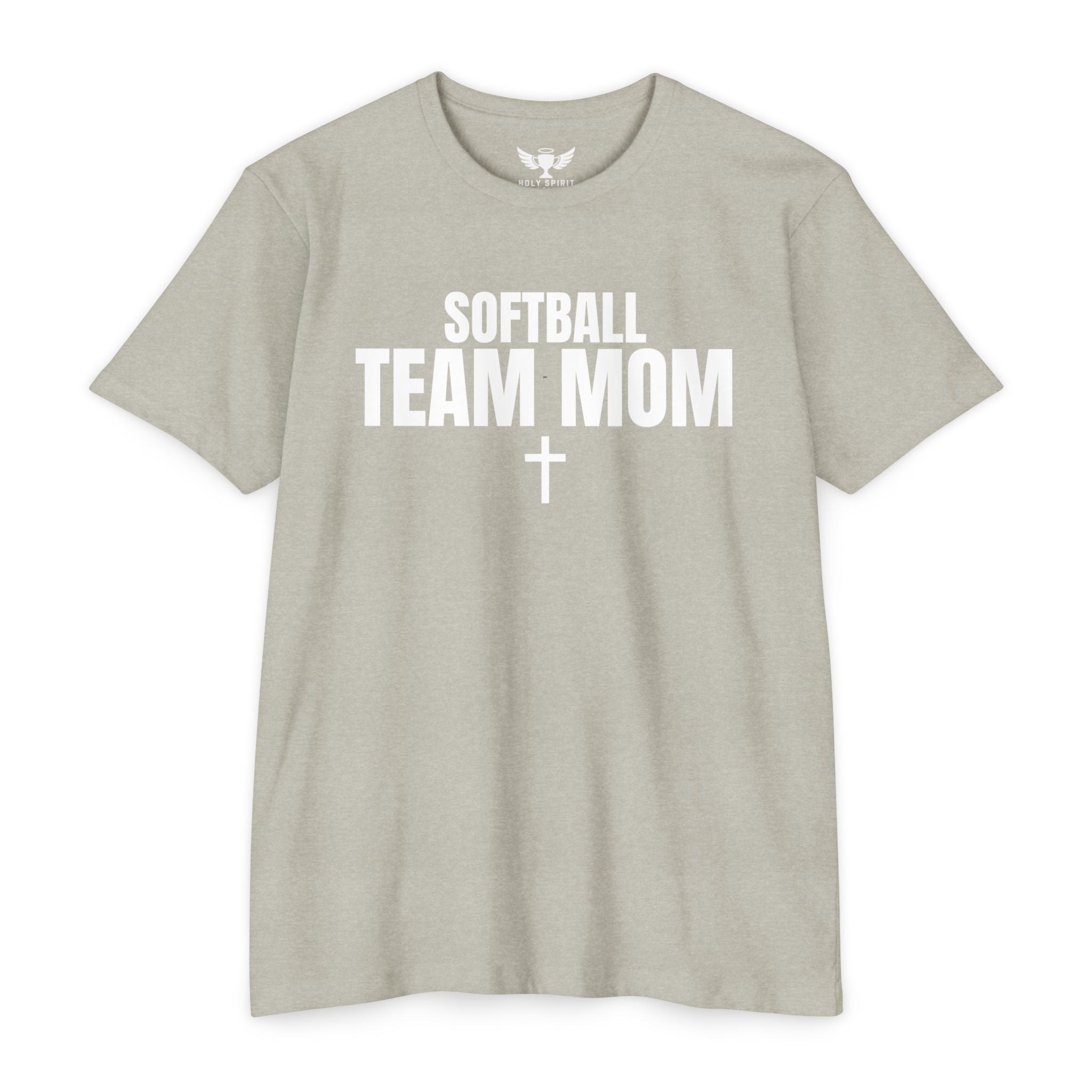 Softball Team Mom T‑Shirt — Custom Back Name & Number