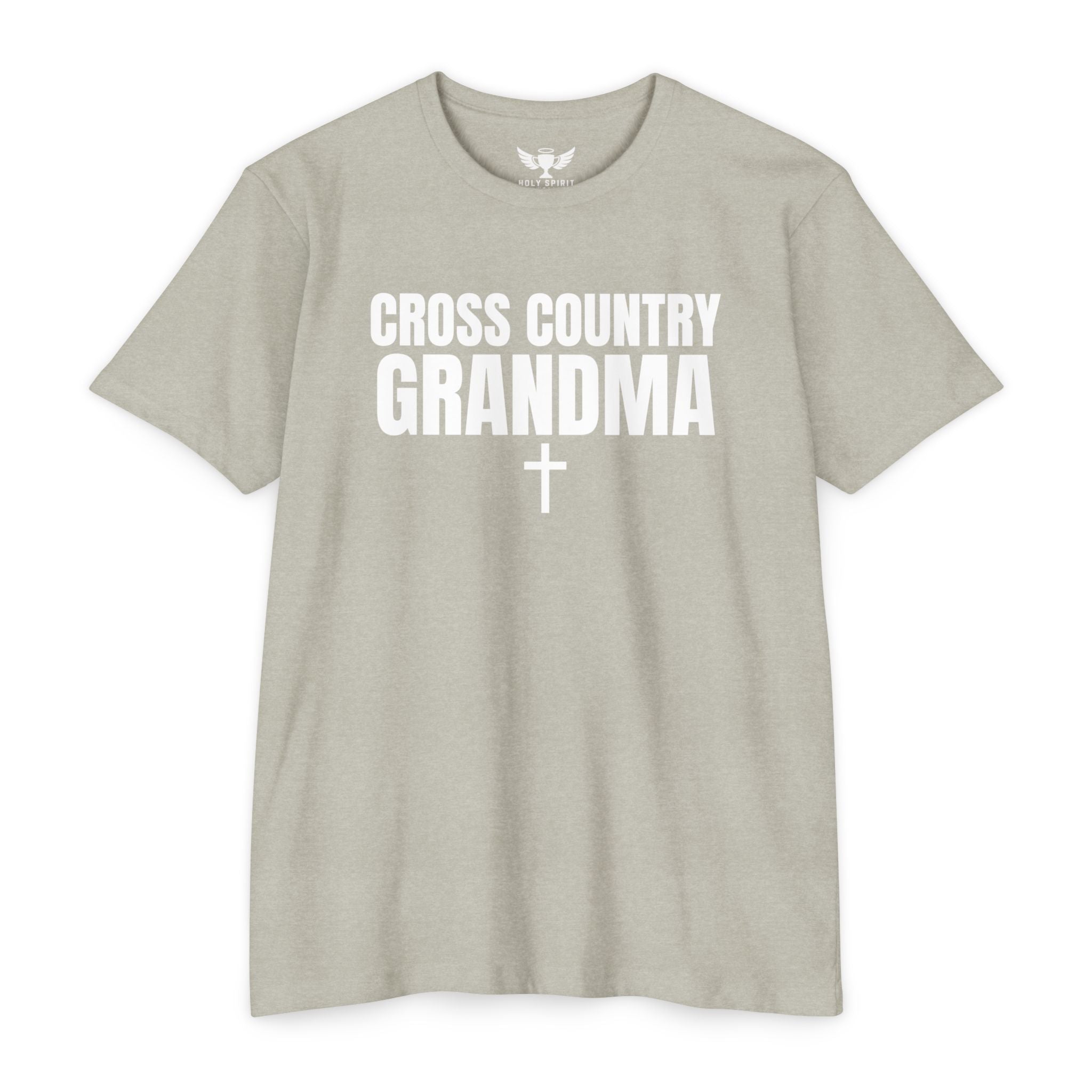 Cross Country Grandma T-Shirt — Personalized Back Number & Name