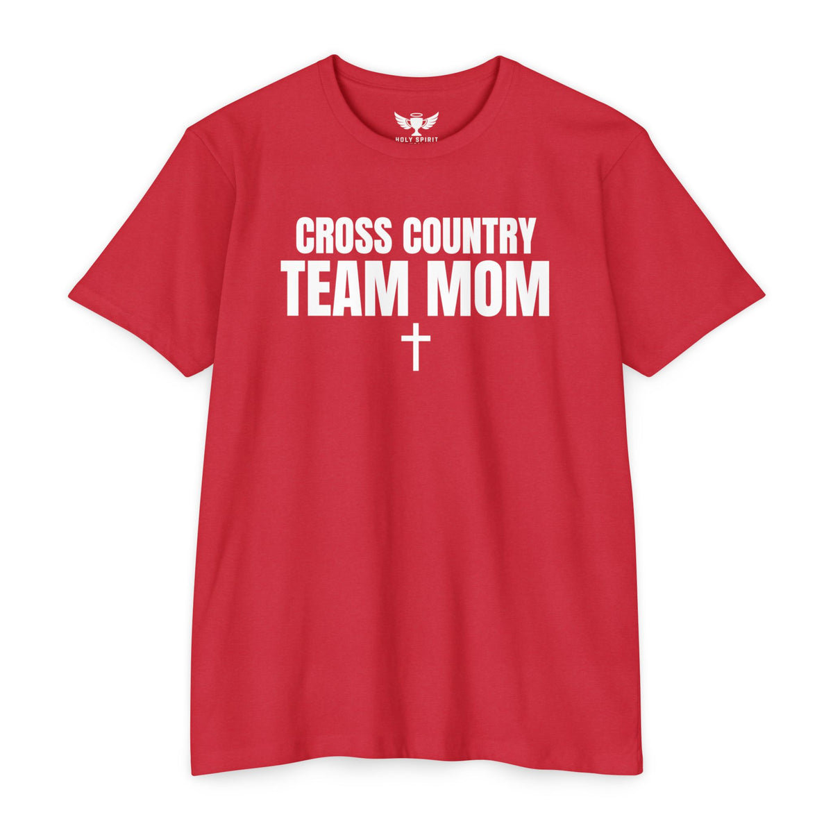 Cross Country Team Mom T-Shirt — Custom Name & Number Sports Tee