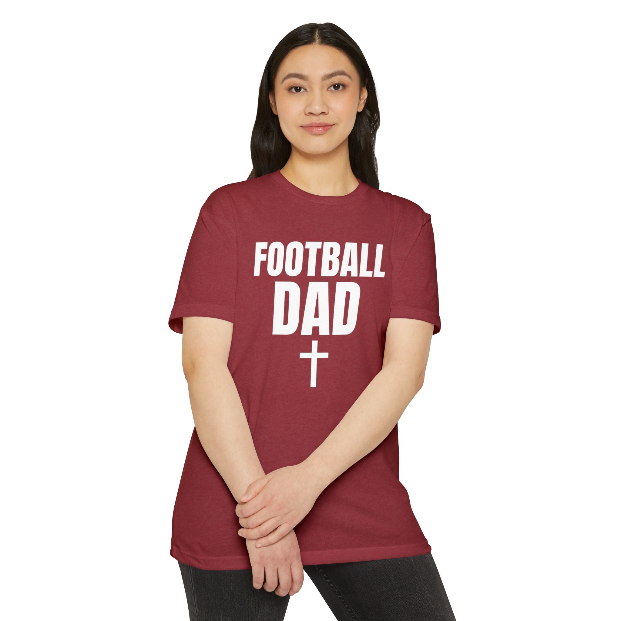 Football Dad T-Shirt — Personalized Back Name & Number