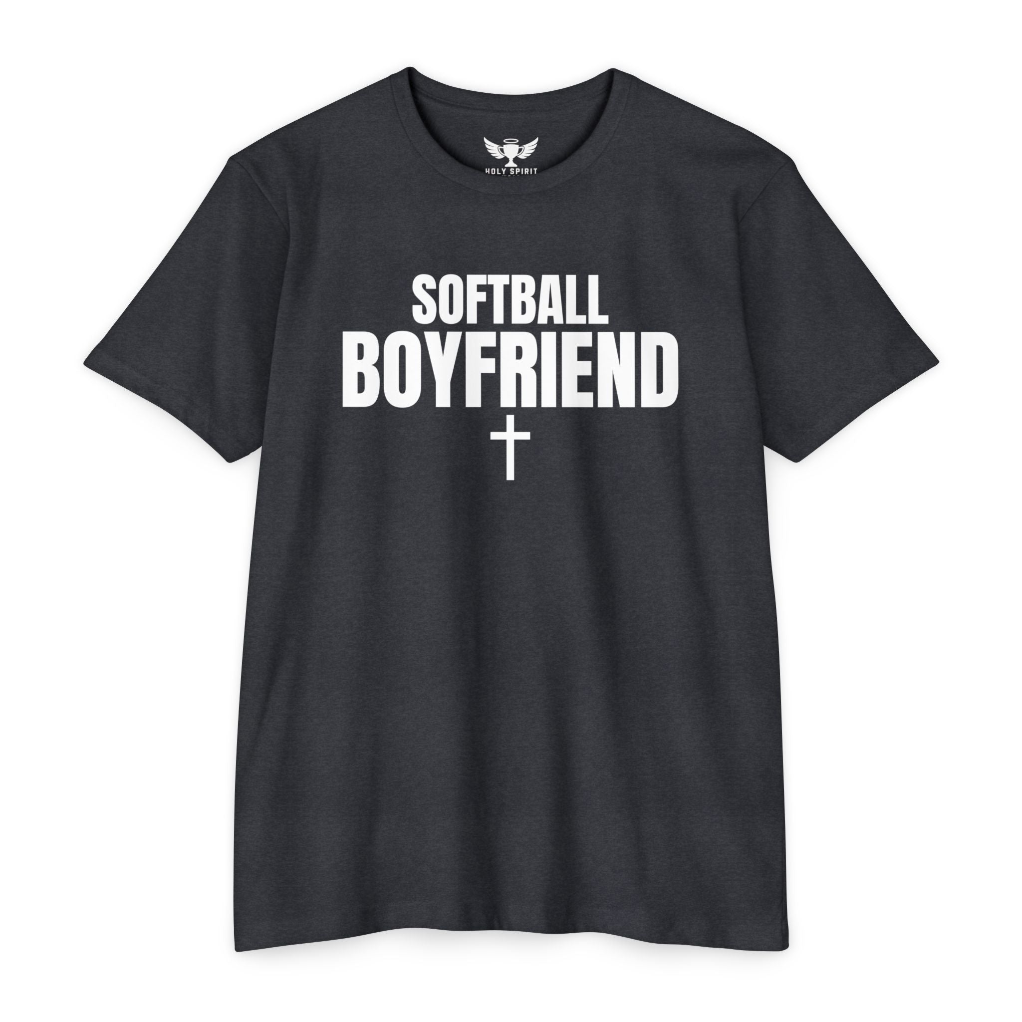 Softball Boyfriend T-Shirt — Custom Back Name & Number