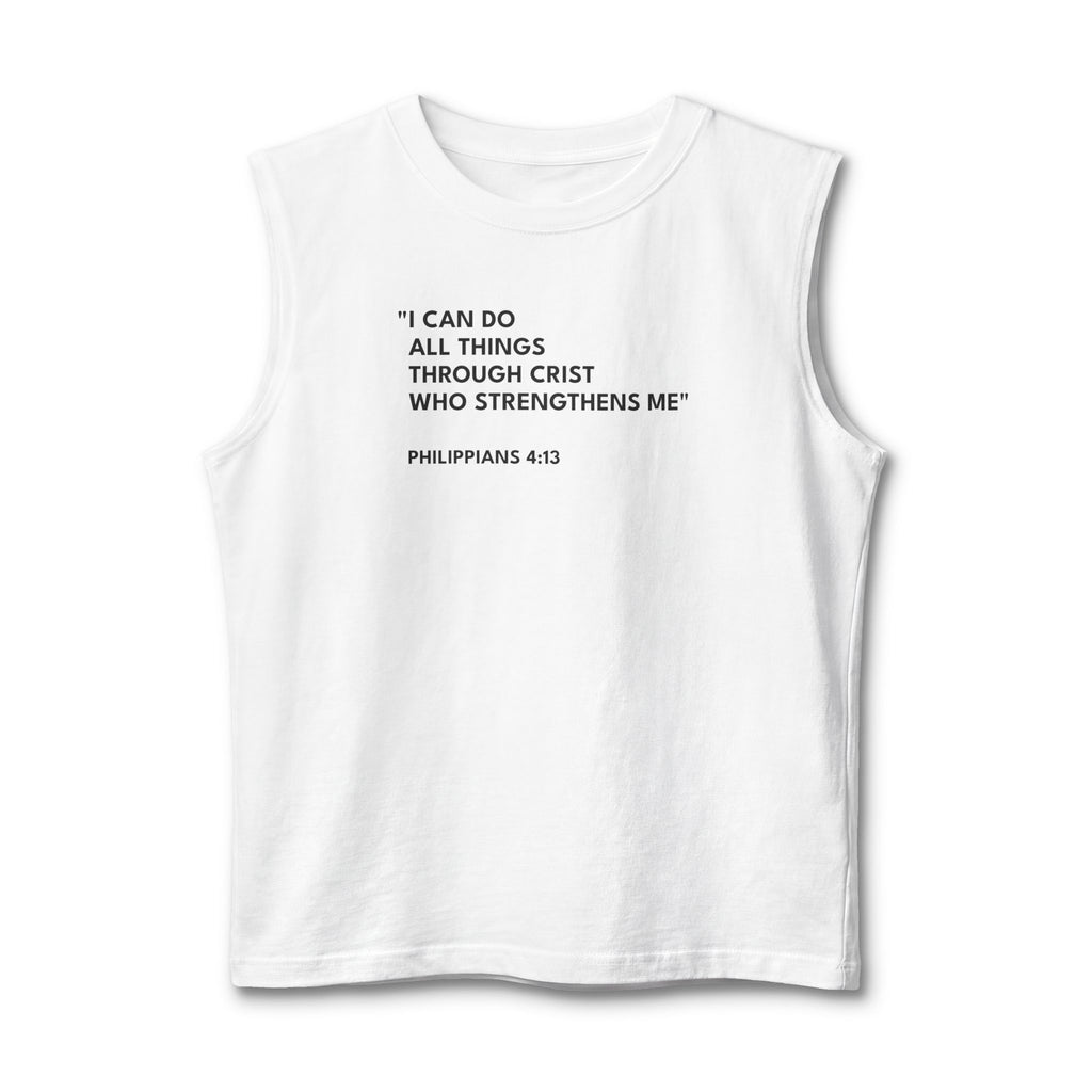 Philippians 4:13 Unisex Muscle Tank