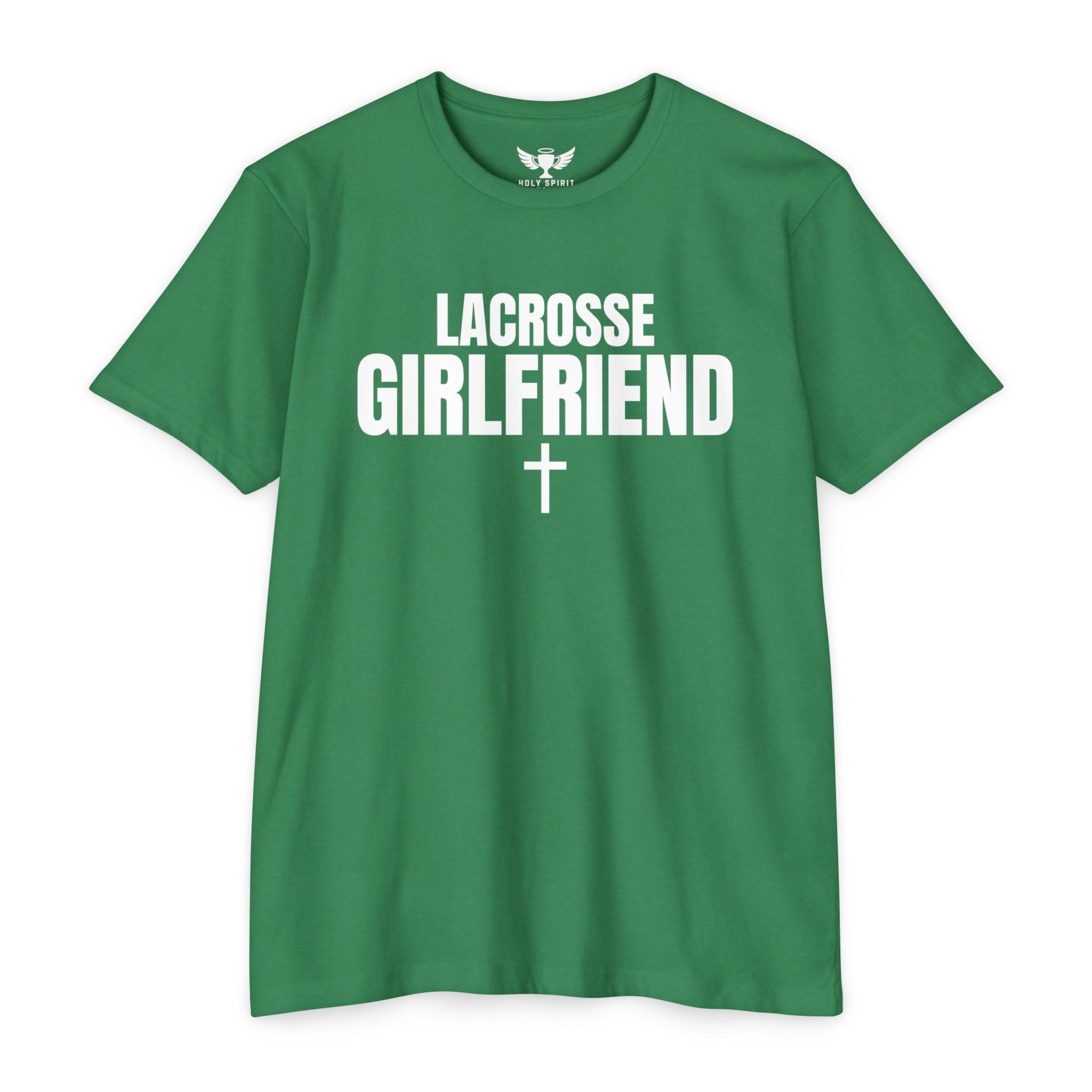 Lacrosse Girlfriend T-Shirt — Custom Name & Number Sports Tee