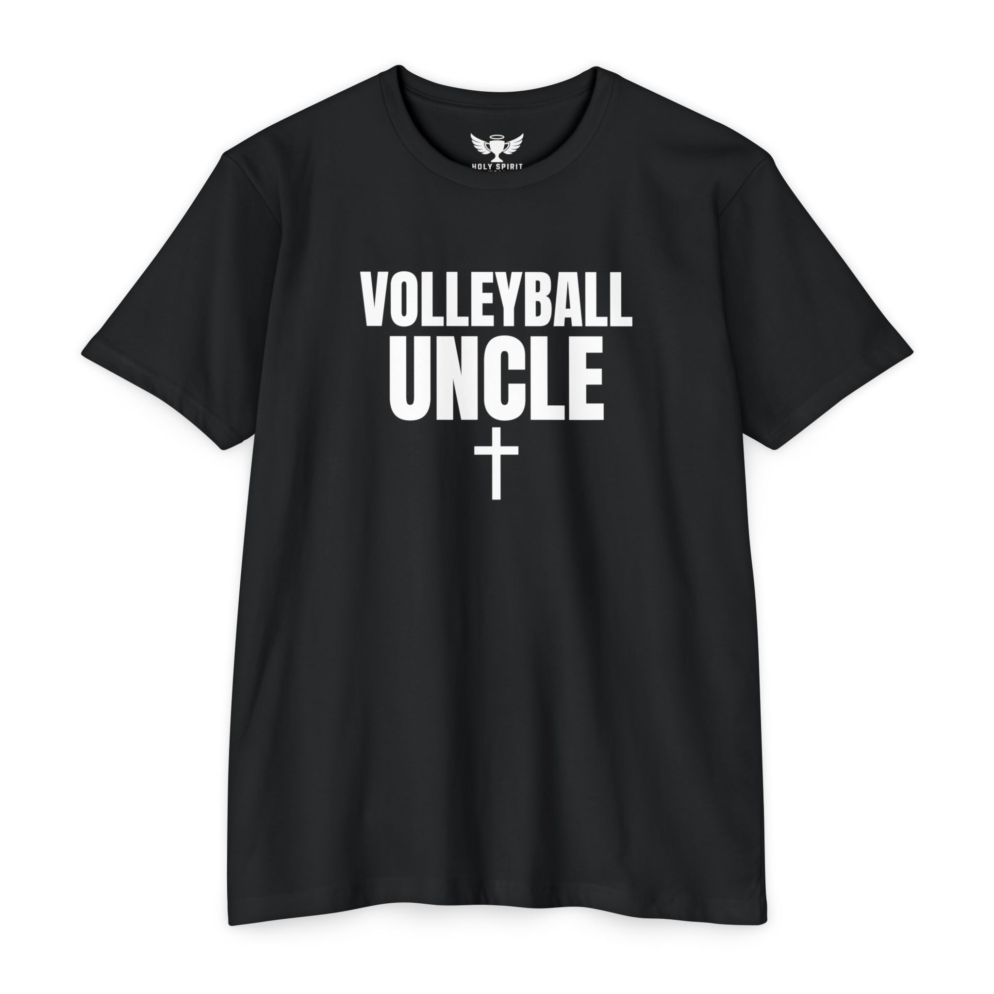 Volleyball Uncle T-Shirt — Custom Name & Number Sports Tee