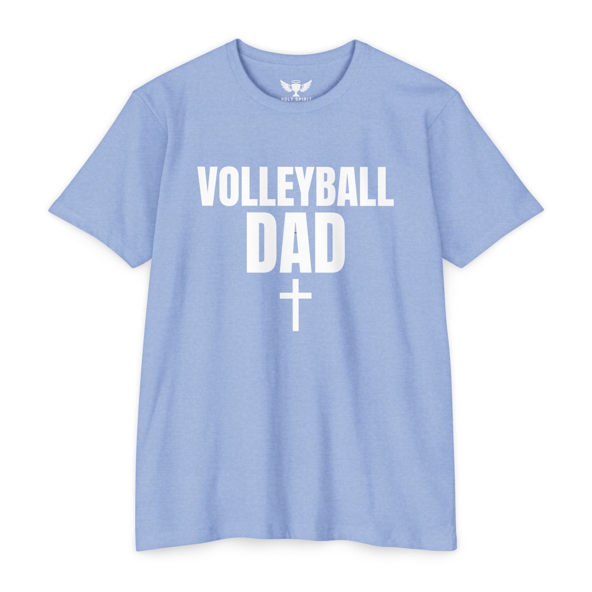 Volleyball Dad T-Shirt — Custom Name & Number Sports Tee