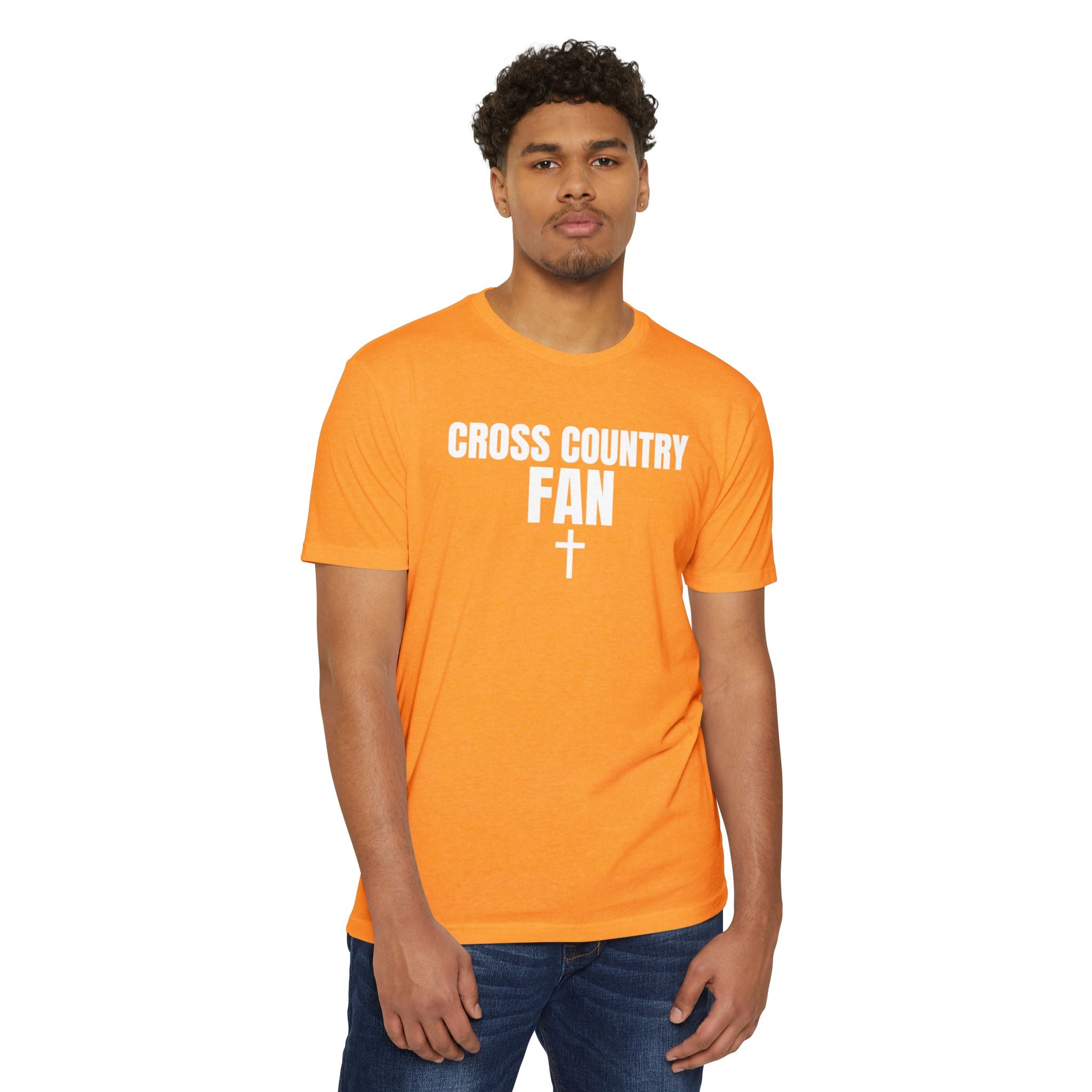 Cross Country Fan T-Shirt — Custom Name & Number Sports Tee
