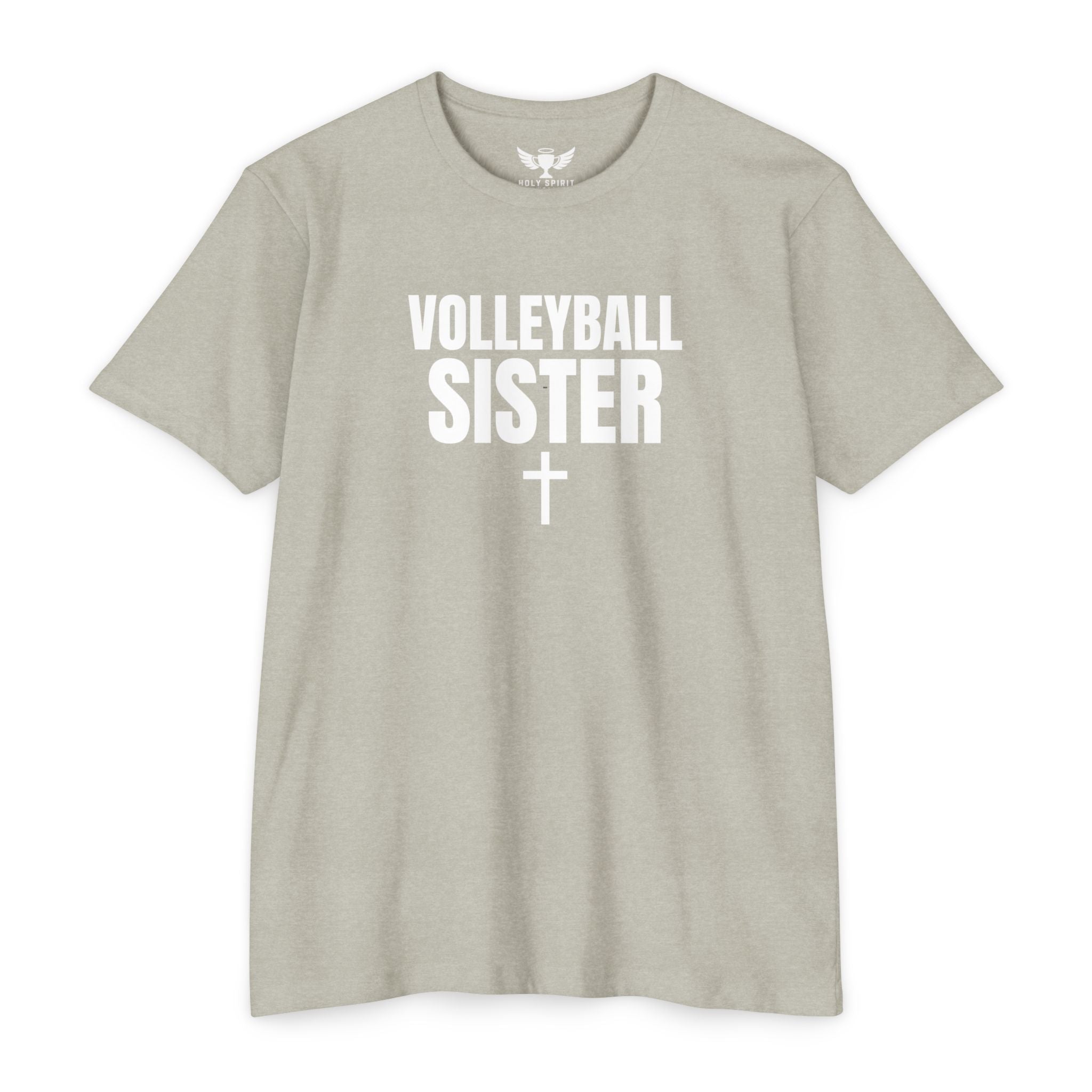 Volleyball Sister T-Shirt — Custom Name & Number Sports Tee