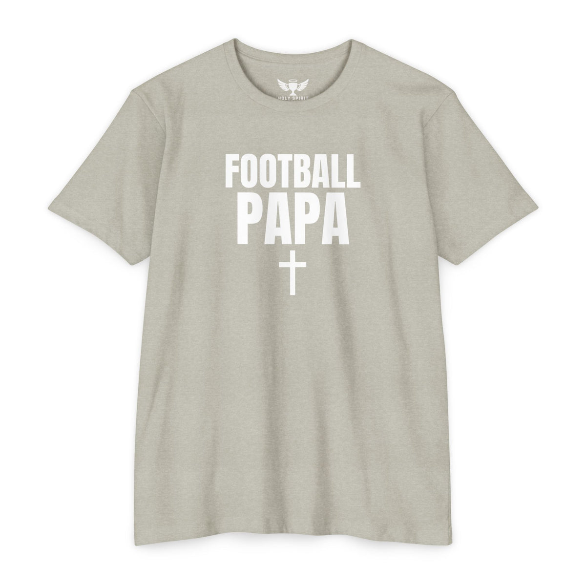 Football Papa T-Shirt — Personalized Back Name & Number Jersey