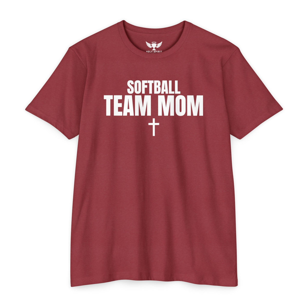 Softball Team Mom T‑Shirt — Custom Back Name & Number