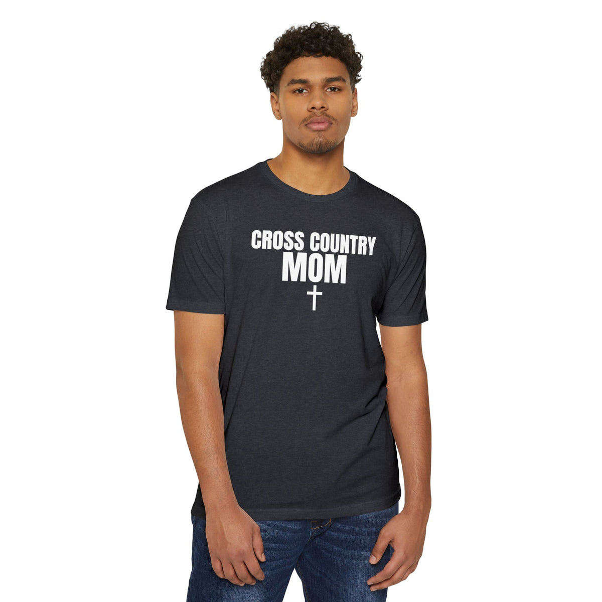 Cross Country Mom T-Shirt — Custom Name & Number Sports Tee