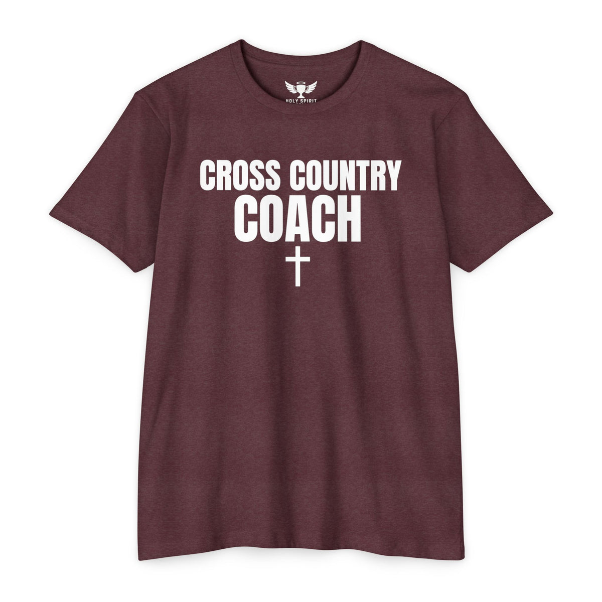 Cross Country Coach T-Shirt — Custom Name & Number Sports Tee