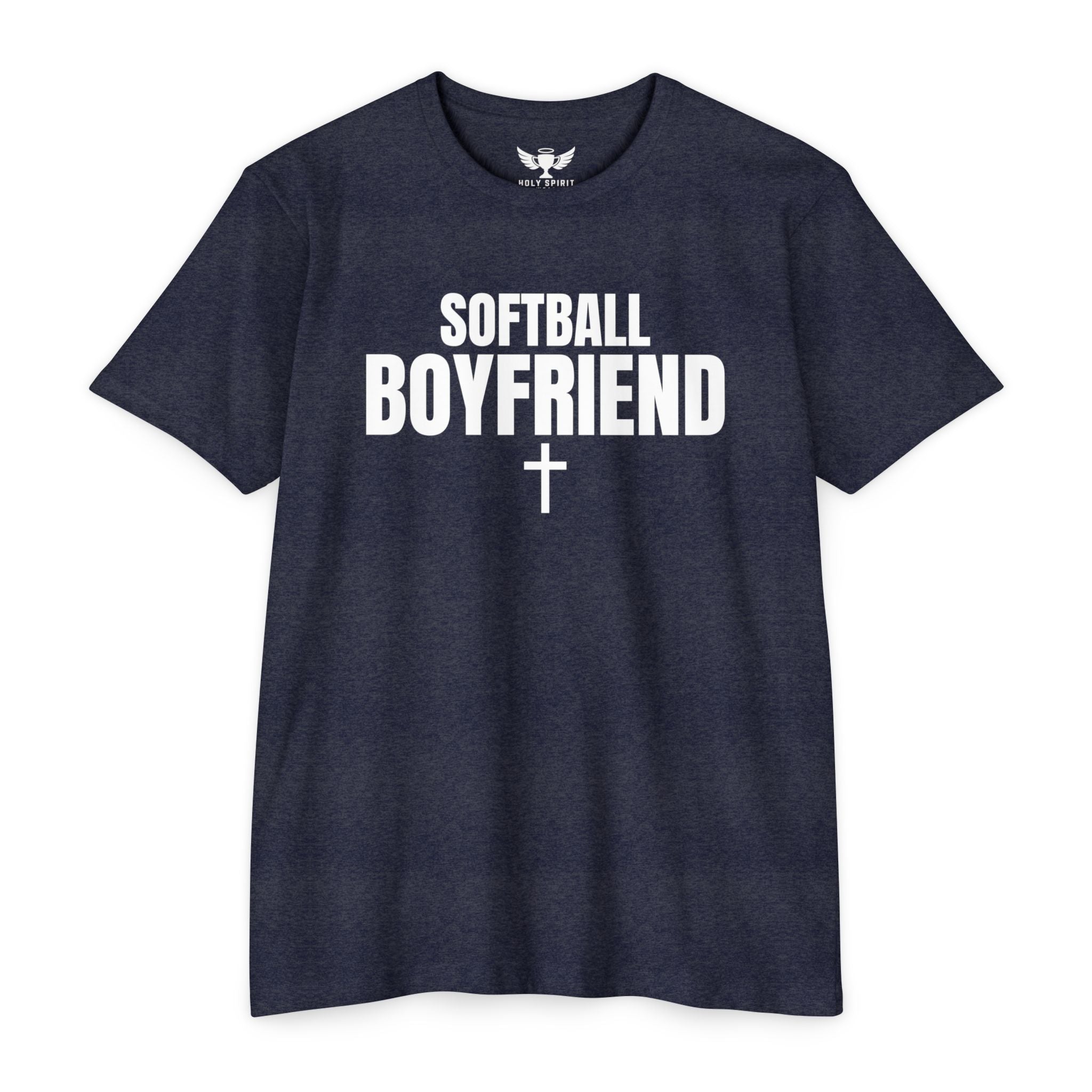 Softball Boyfriend T-Shirt — Custom Back Name & Number