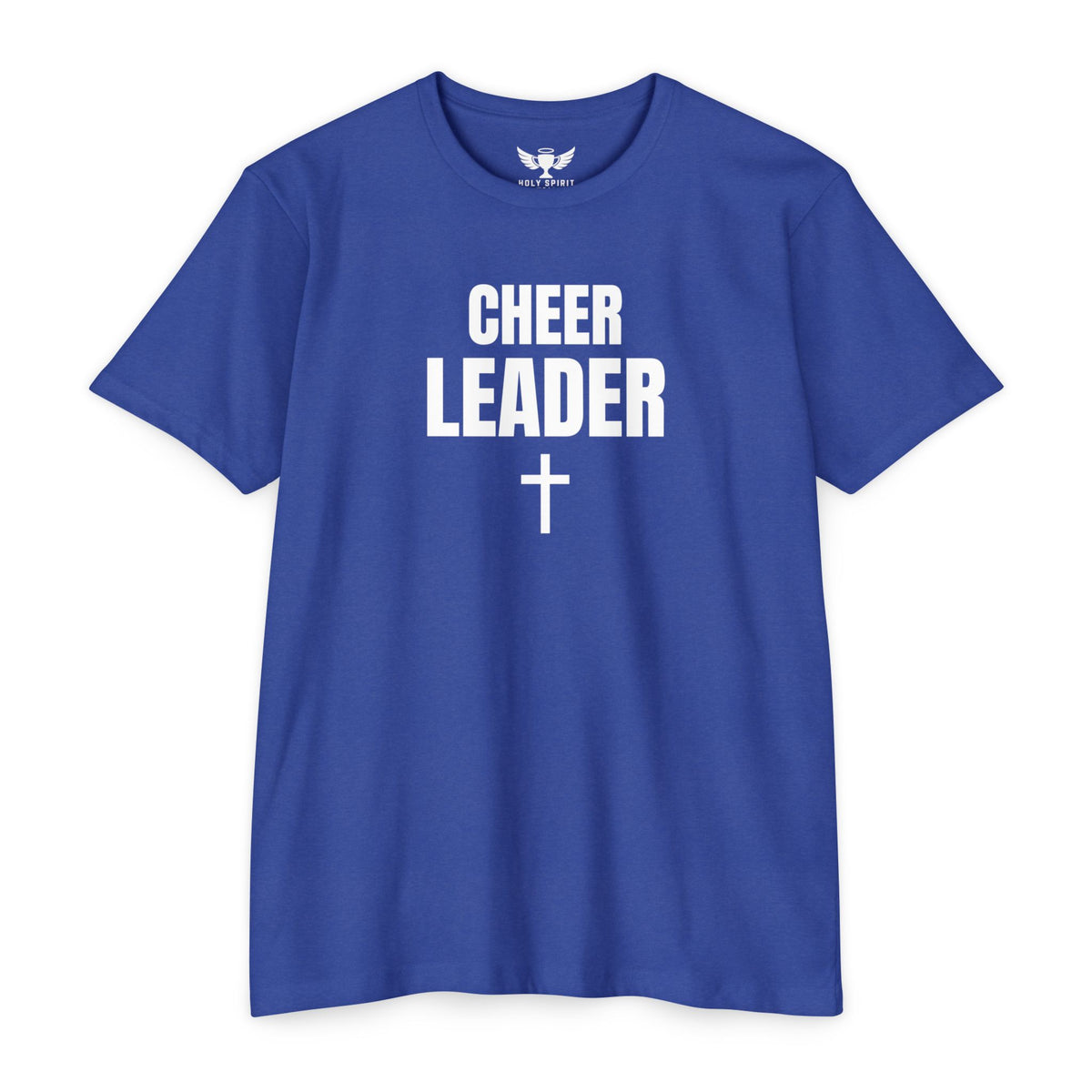 Cheer Leader T-Shirt with Cross — Personalized Back Name & Number