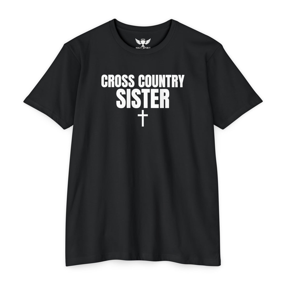Cross Country Sister T-Shirt — Personalized Back Name & Number