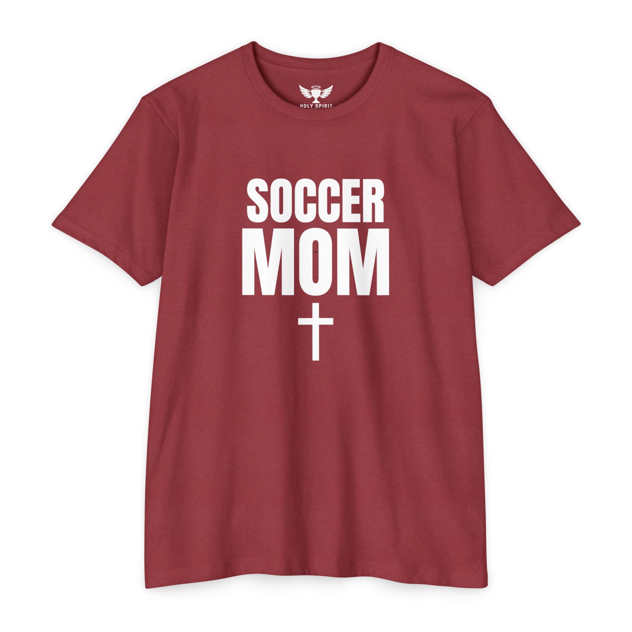 Soccer Mom T-Shirt — Custom Name & Number Sports Tee