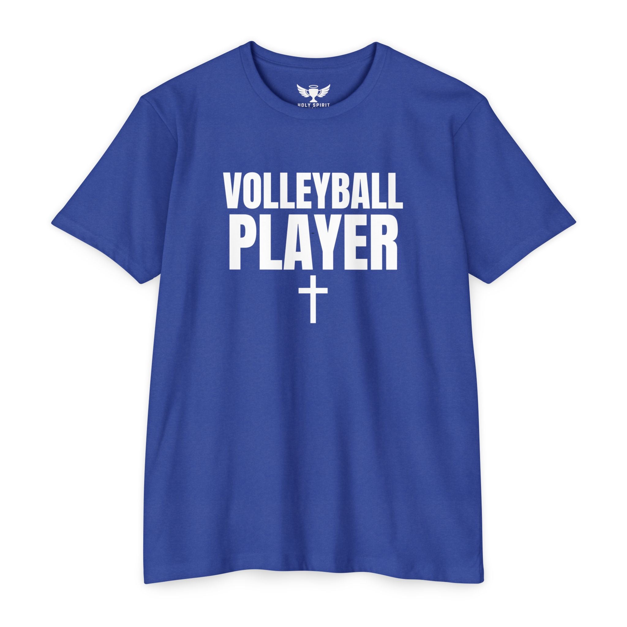 Volleyball Player T-Shirt — Custom Name & Number Sports Tee