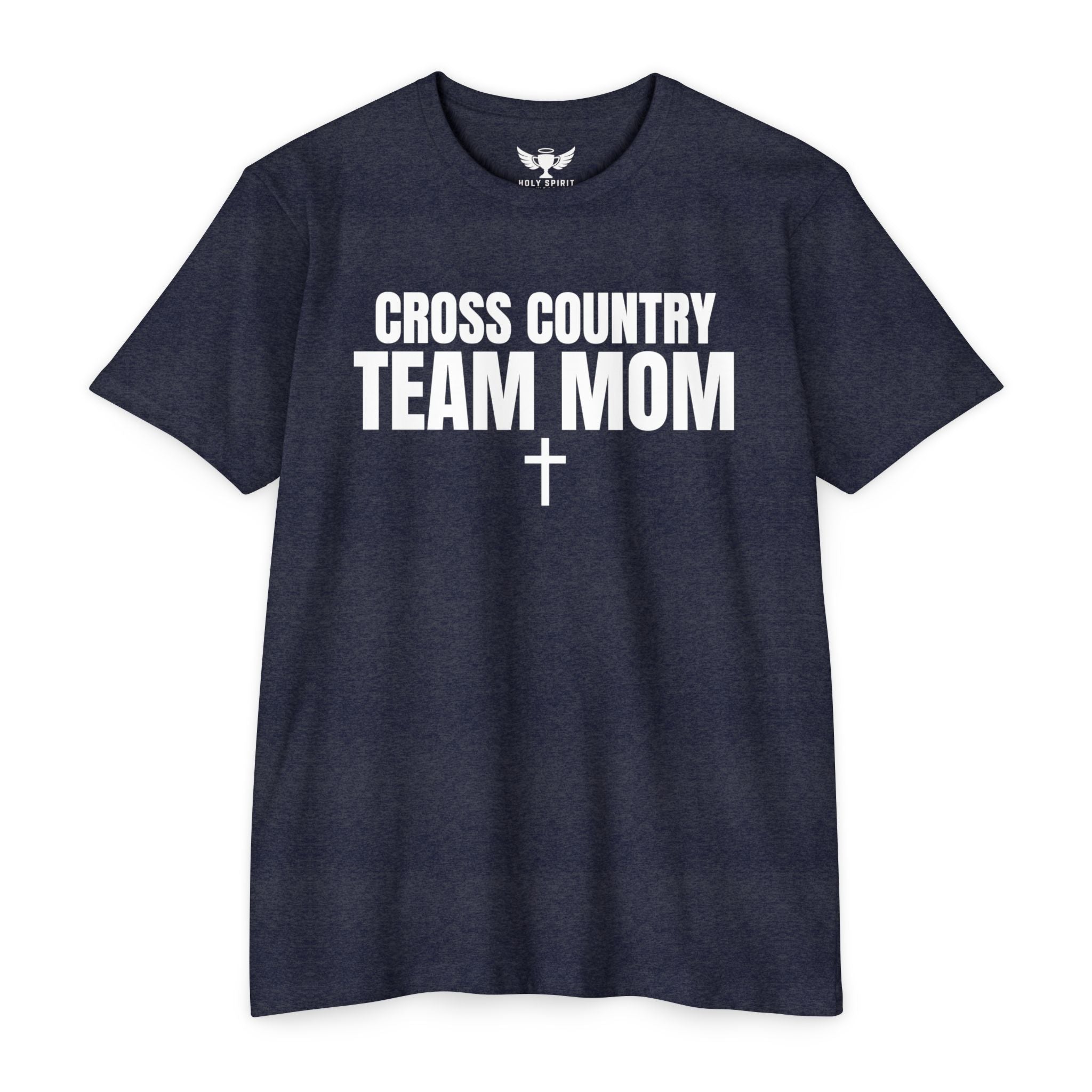 Cross Country Team Mom T-Shirt — Custom Name & Number Sports Tee