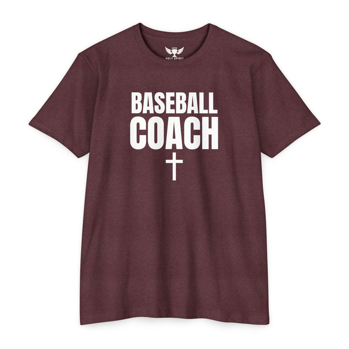 Baseball Coach T-Shirt — Custom Back Name & Number