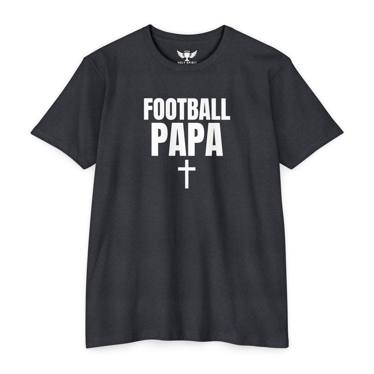Football Papa T-Shirt — Personalized Back Name & Number Jersey