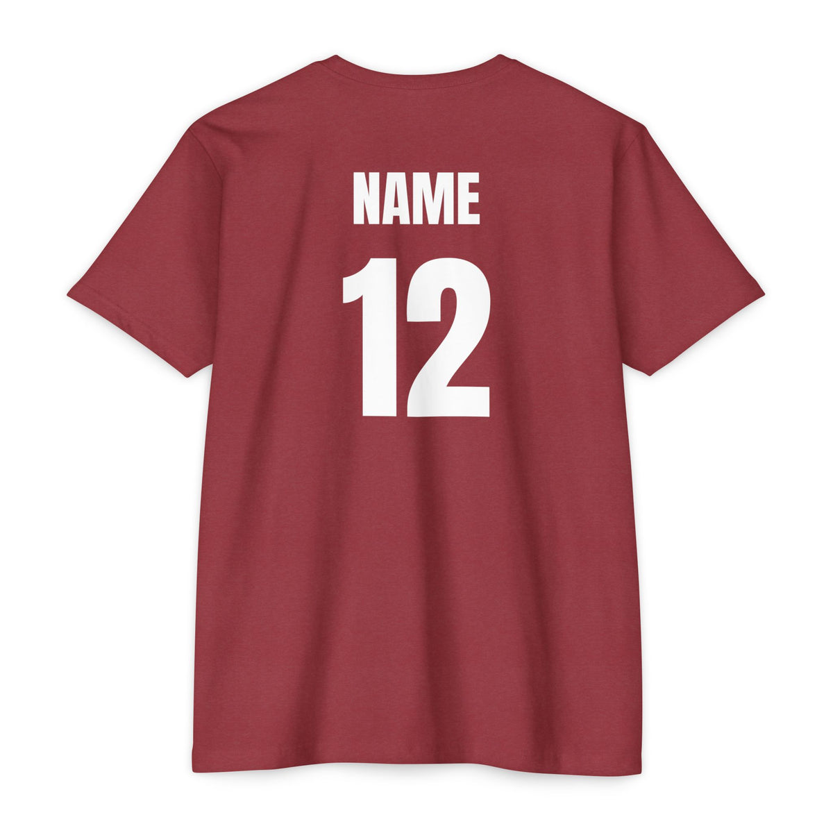Baseball Coach T-Shirt — Custom Back Name & Number