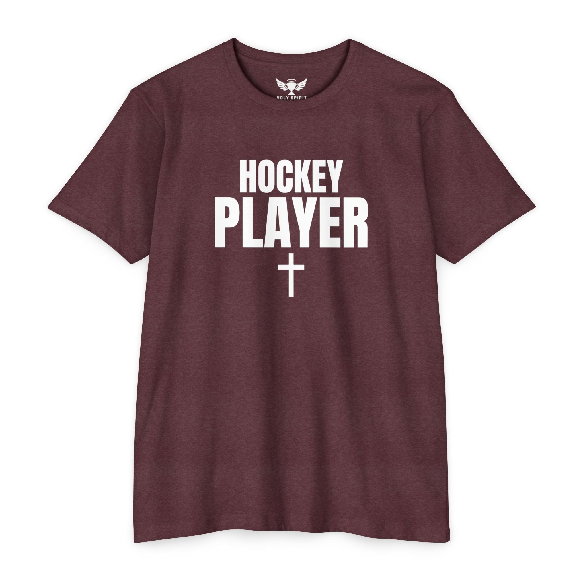 Hockey Player T-Shirt — Custom Name & Number Sports Tee