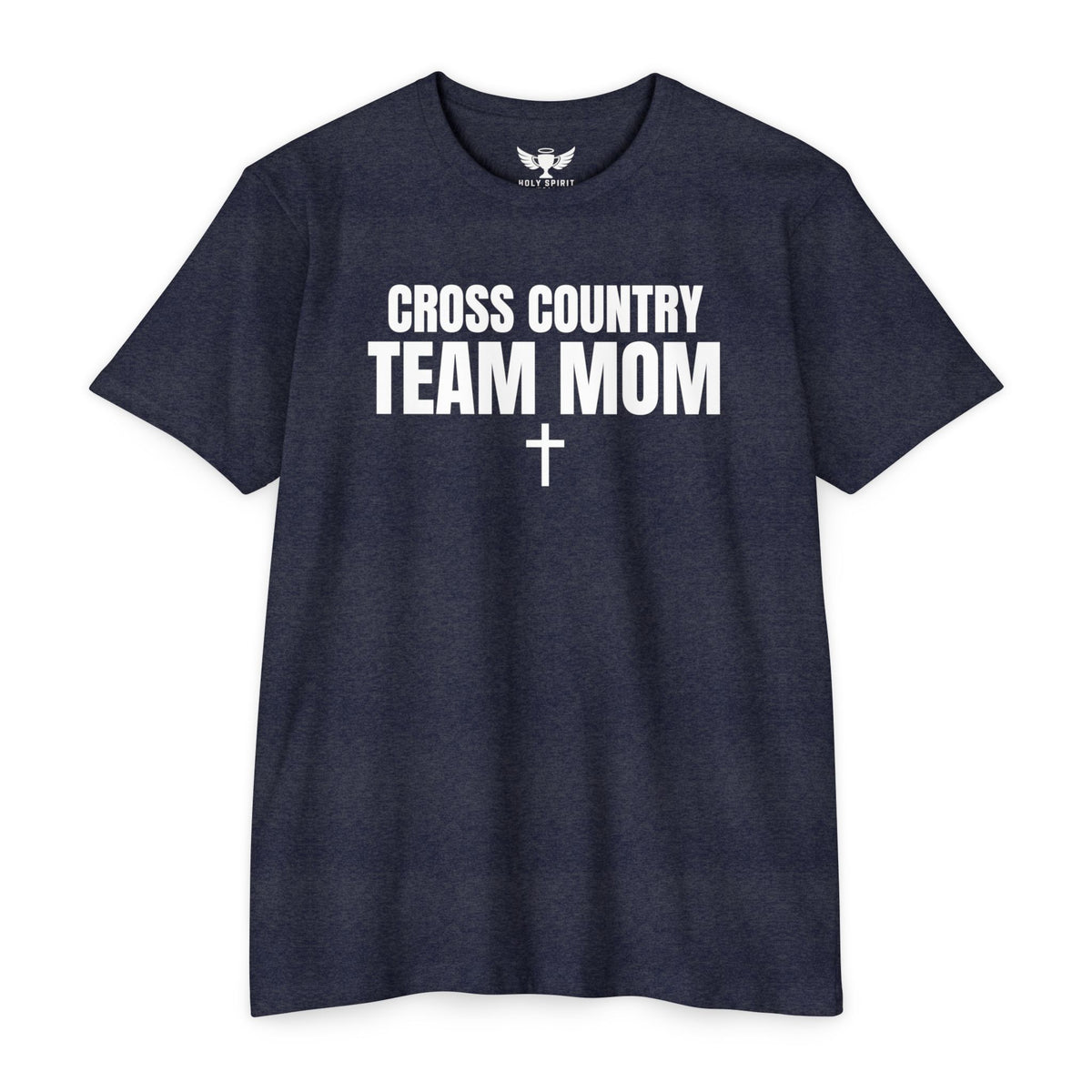 Cross Country Team Mom T-Shirt — Custom Name & Number Sports Tee