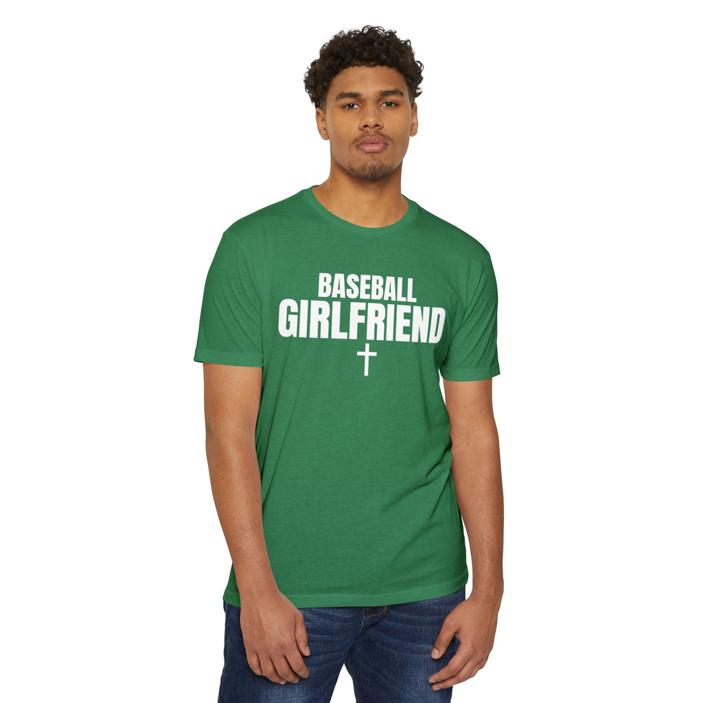 Baseball Girlfriend T-Shirt — Personalized Back Name & Number Tee